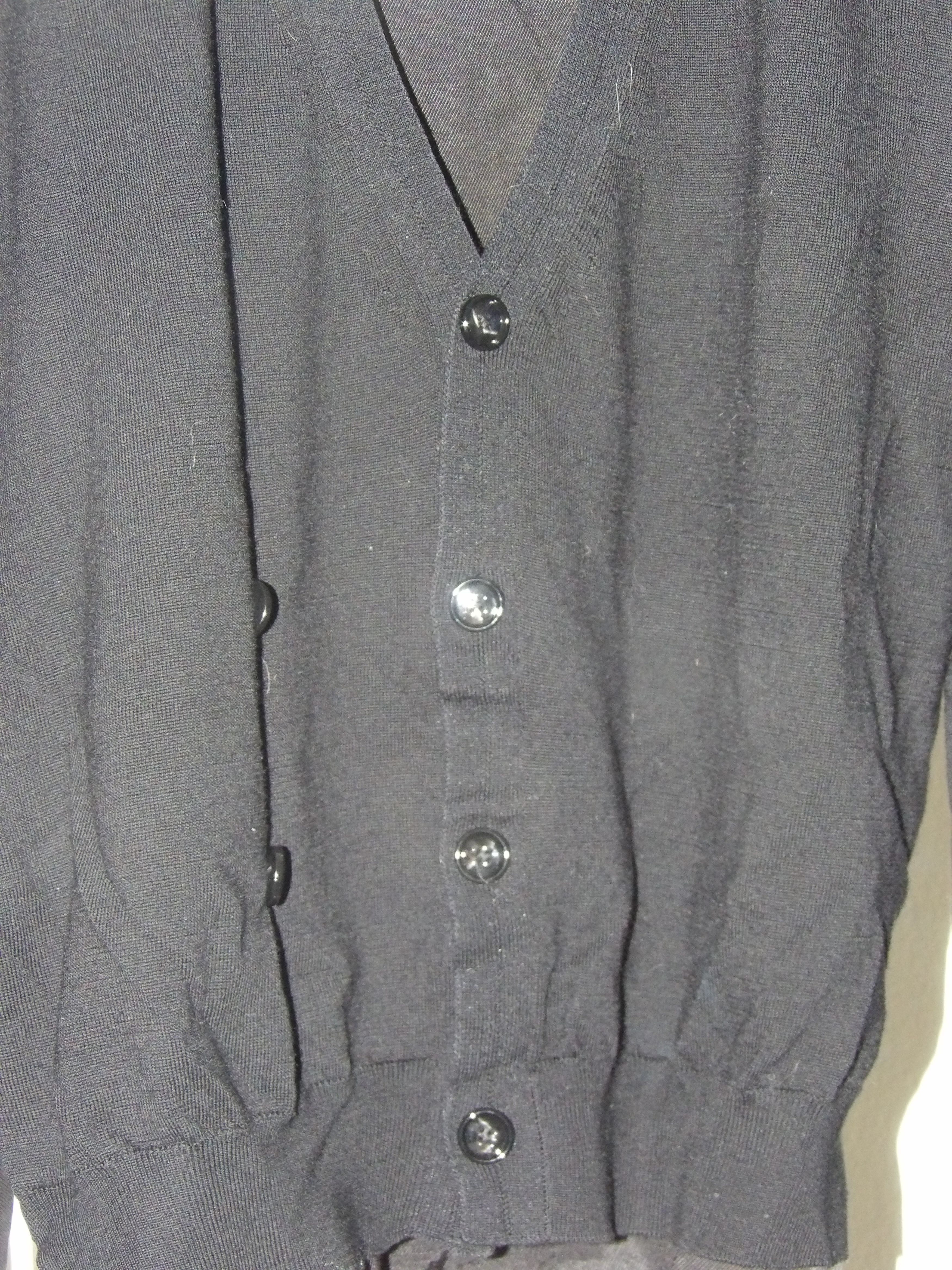 Ann Demeulemeester Ann Demeulemeester "Double Breasted" Cardigan W/ Back Straps Size M / US 6-8 / IT 42-44 - 4 Thumbnail
