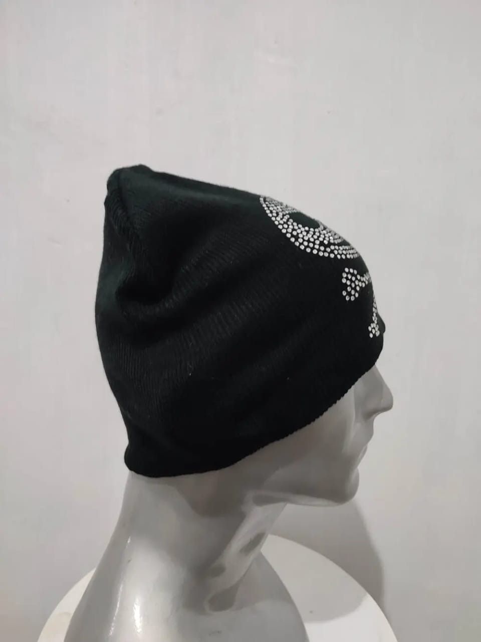 Disney Tim Burton Sparkling Skull Beanie Punk Rock Hats Size ONE SIZE - 4 Thumbnail