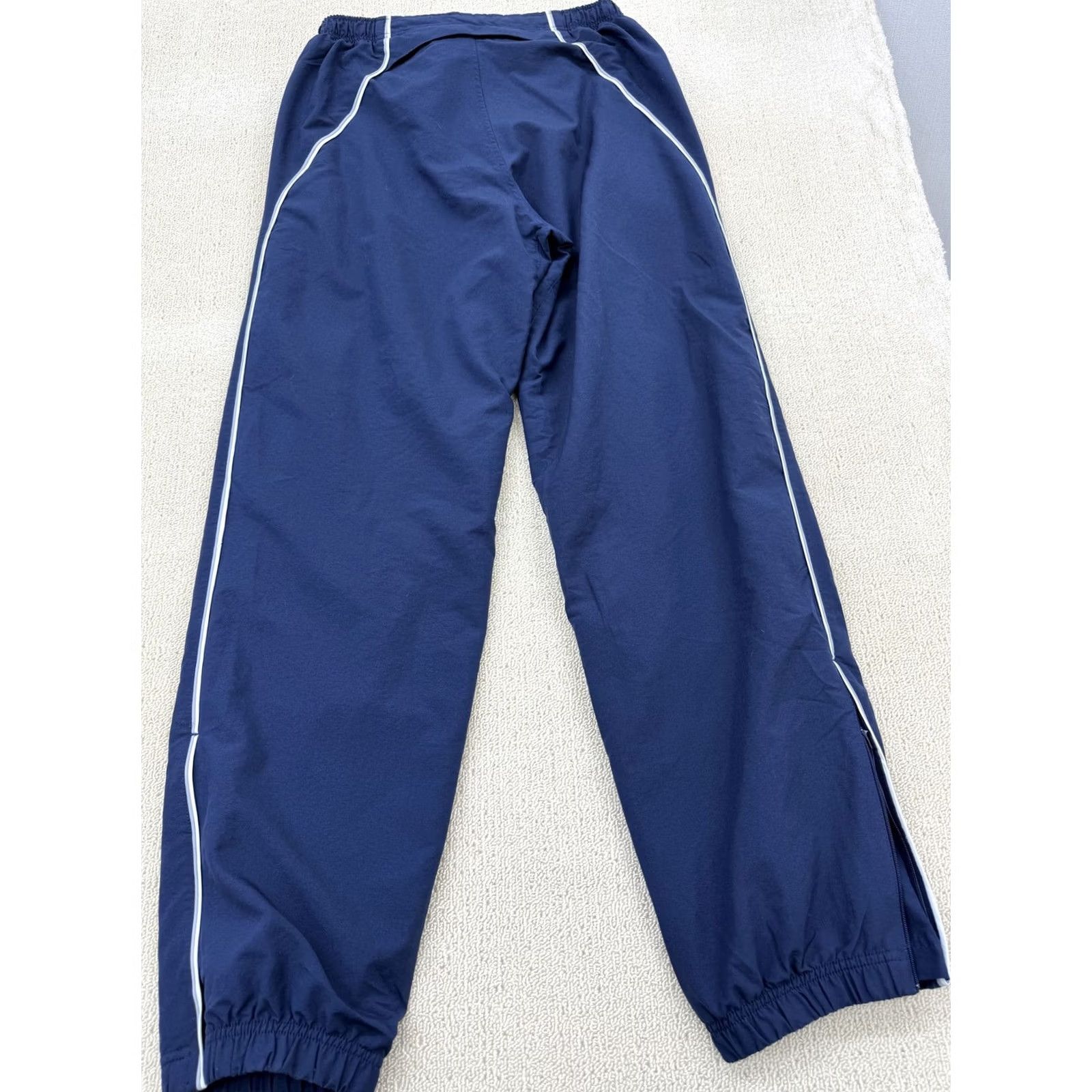 Nike Nike Men’s Navy M Pants Drawstring White Piping Solid Size 32" / US 10 / IT 46 - 2 Thumbnail