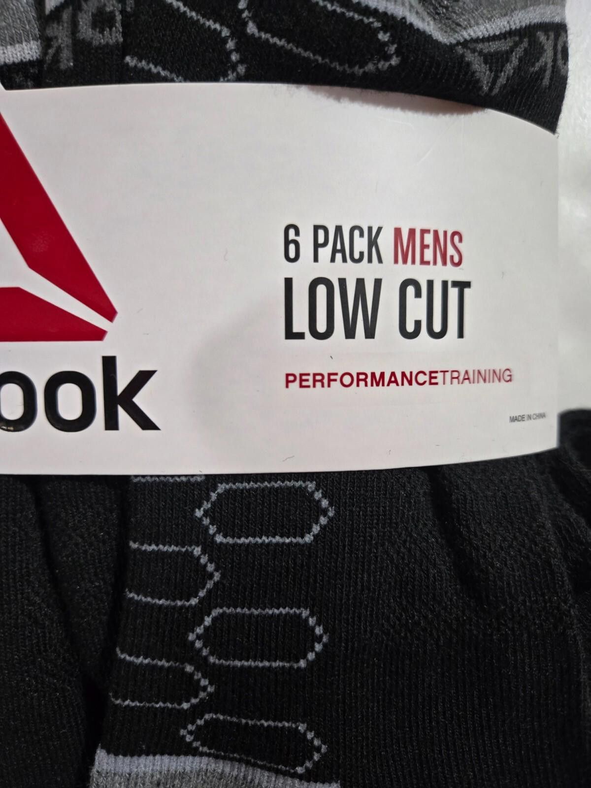 Reebok Men's Reebok Low Cut Socks Moisture Control Stretch Cushion Size ONE SIZE - 2 Thumbnail