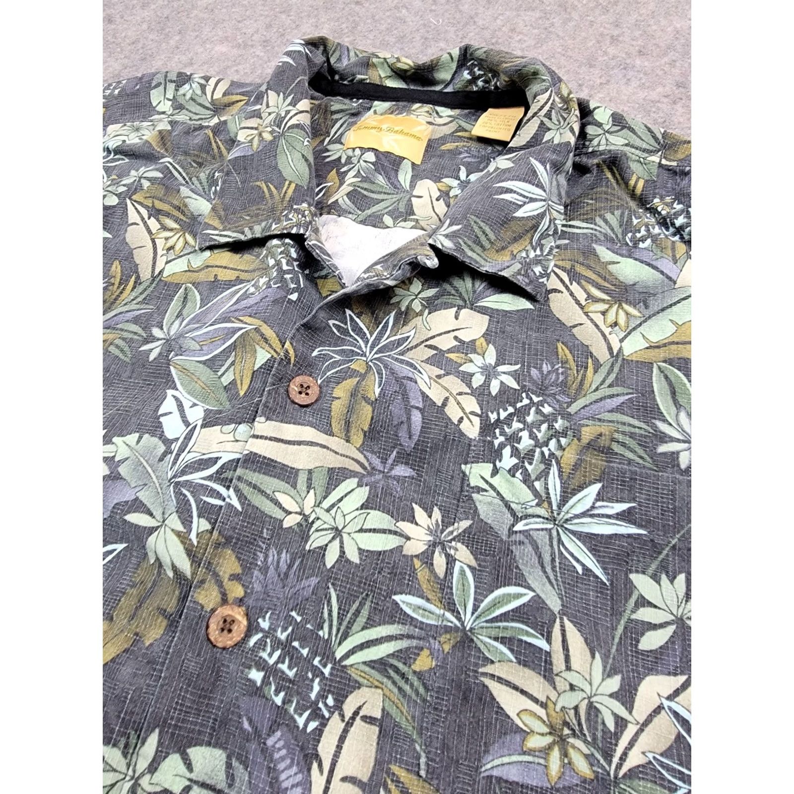 Tommy Bahama Tommy Bahama Mens 2XL Floral Silk Cotton Blend Shirt - Size 2XL - Casual Size US XXL / EU 58 / 5 - 6 Thumbnail