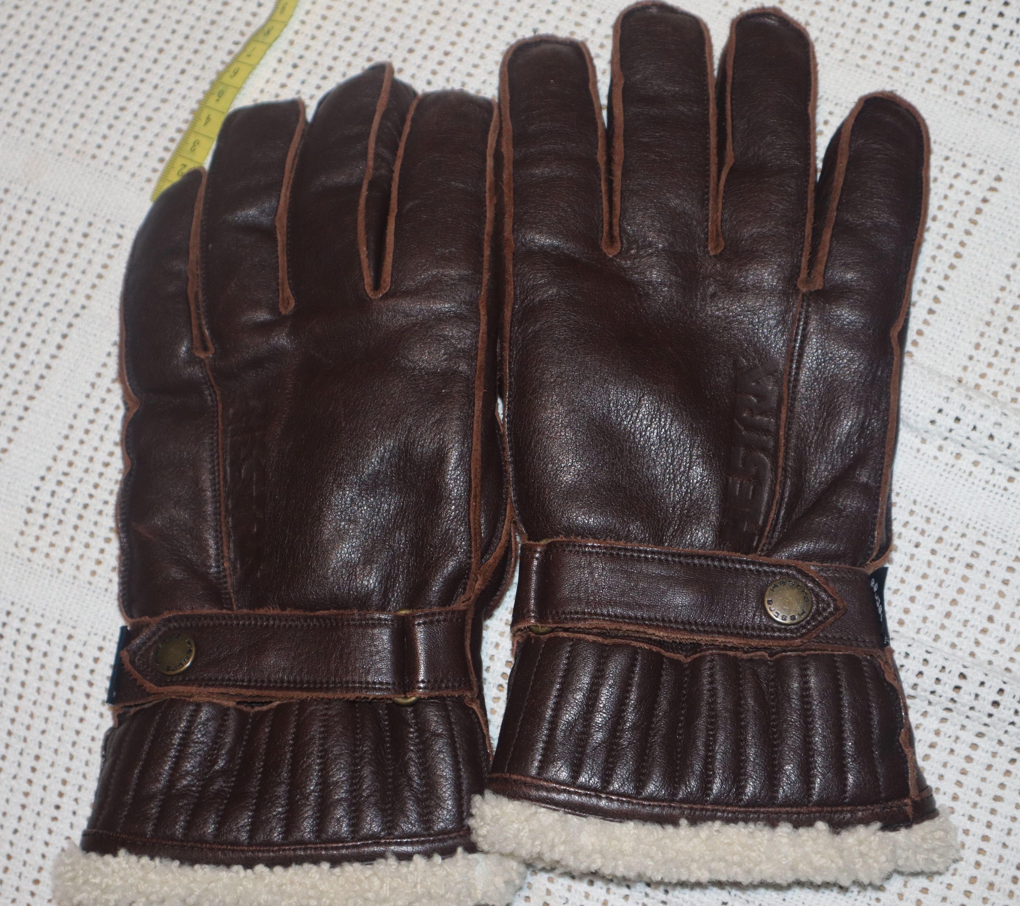 Hestra Elk Leather lambsfur lining Size 46 - 2 Thumbnail