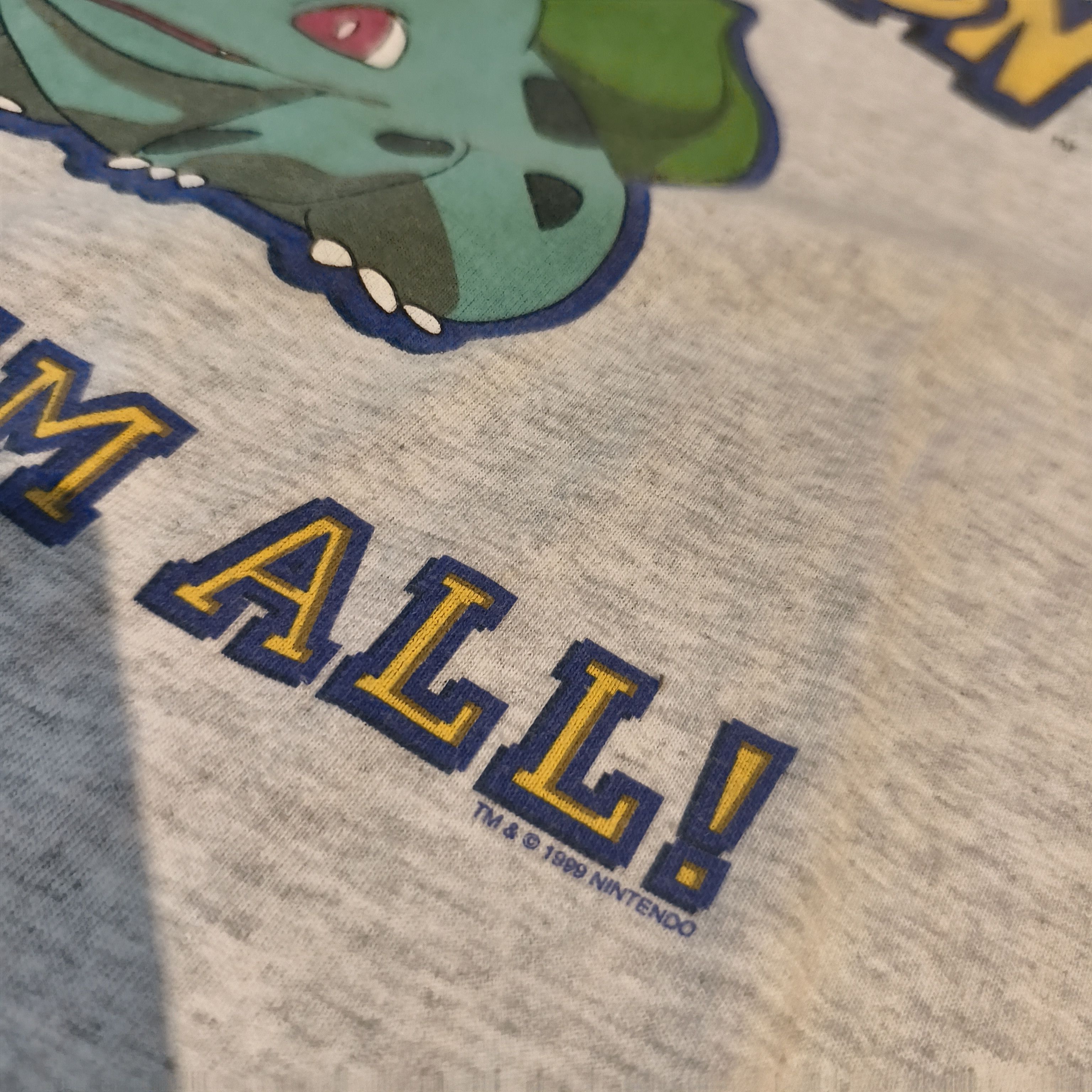 Pokemon Vtg Pokemon 2+1 Bulbasaur& Pikachu Size US M / EU 48-50 / 2 - 7 Thumbnail
