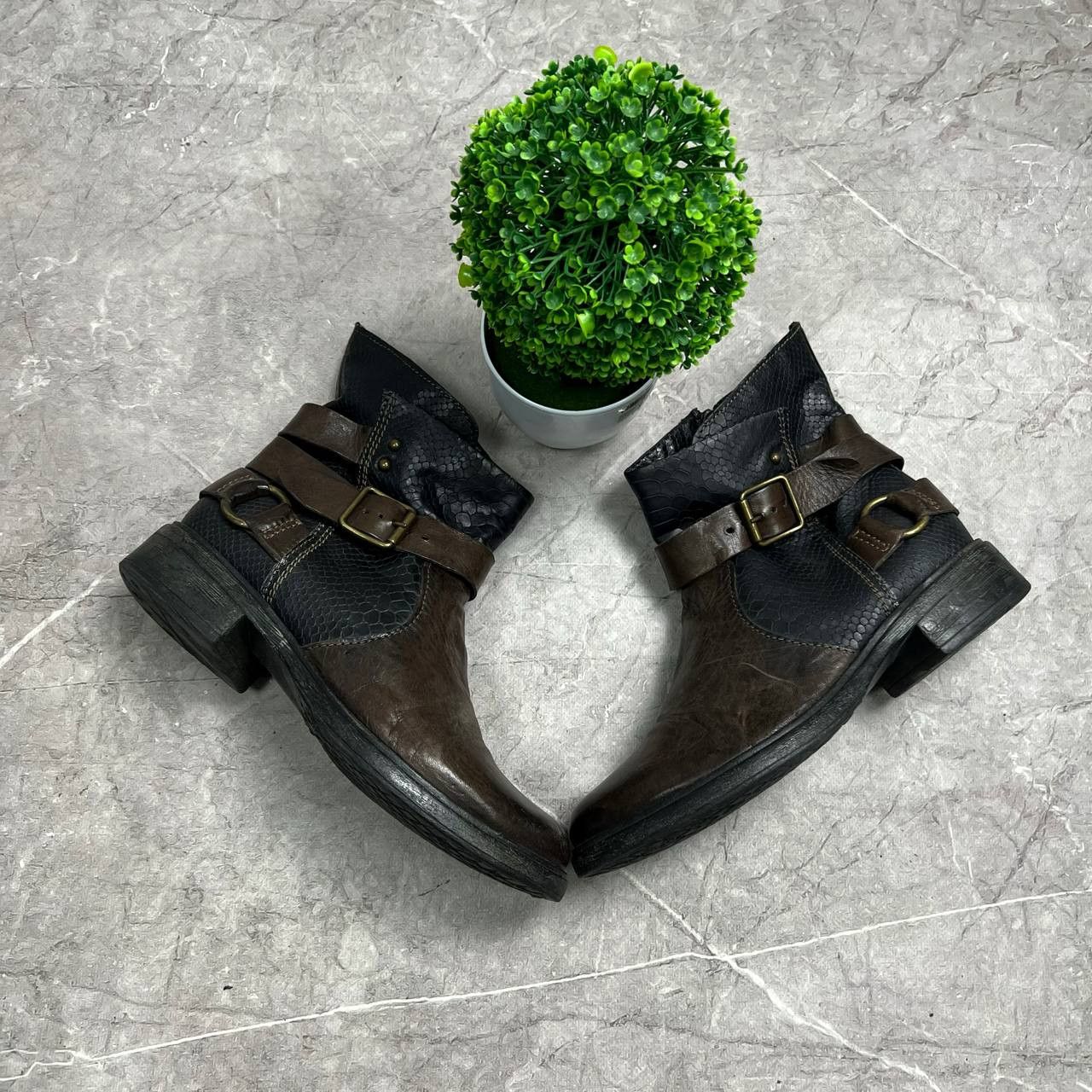 Japanese Brand Vintage AS.98 AirStep Style Acnle Leaher Biker Italian Boots Size US 8 / EU 41 - 12 Thumbnail