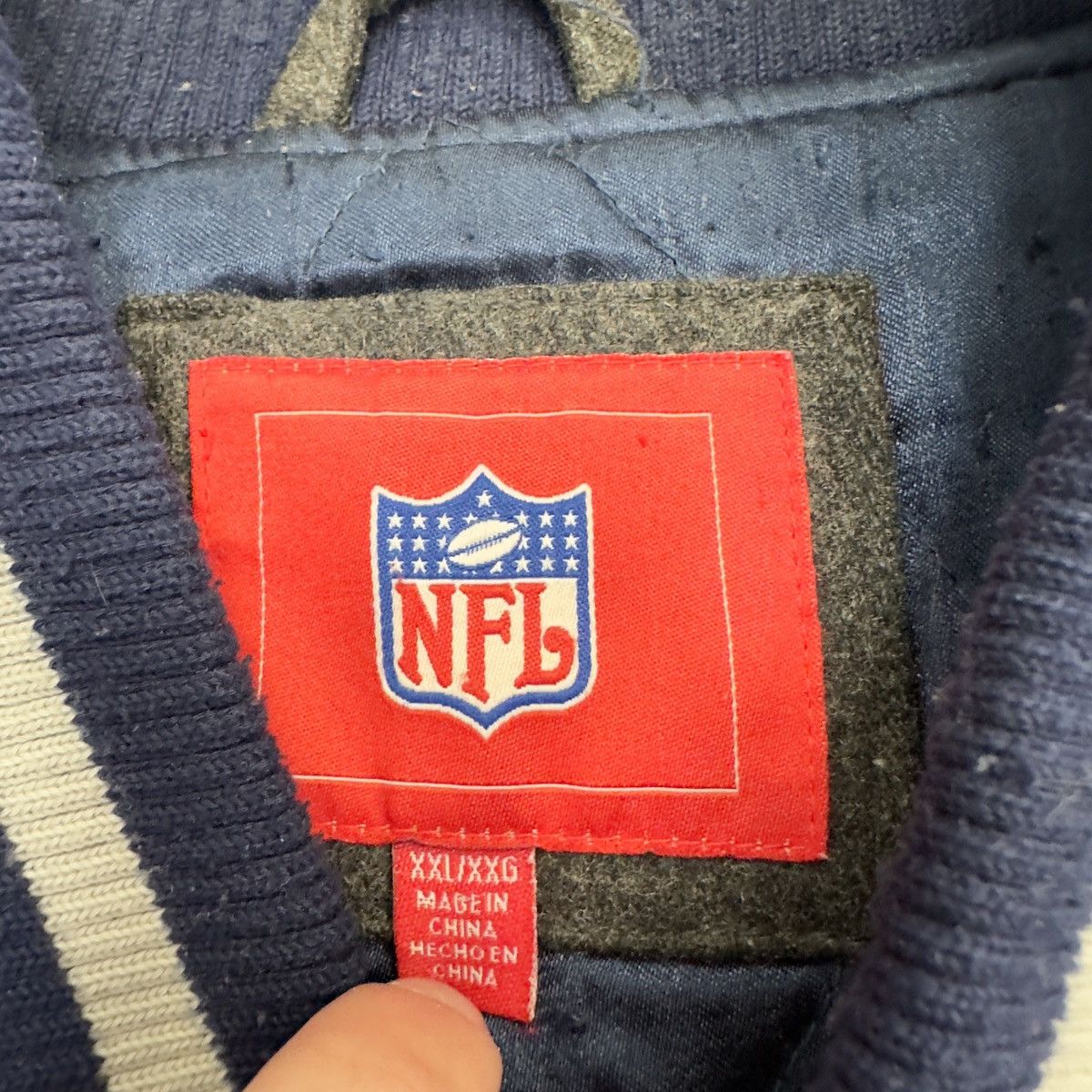 NFL × Vintage Vintage New England Patriots jacket Size US XXL / EU 58 / 5 - 4 Thumbnail