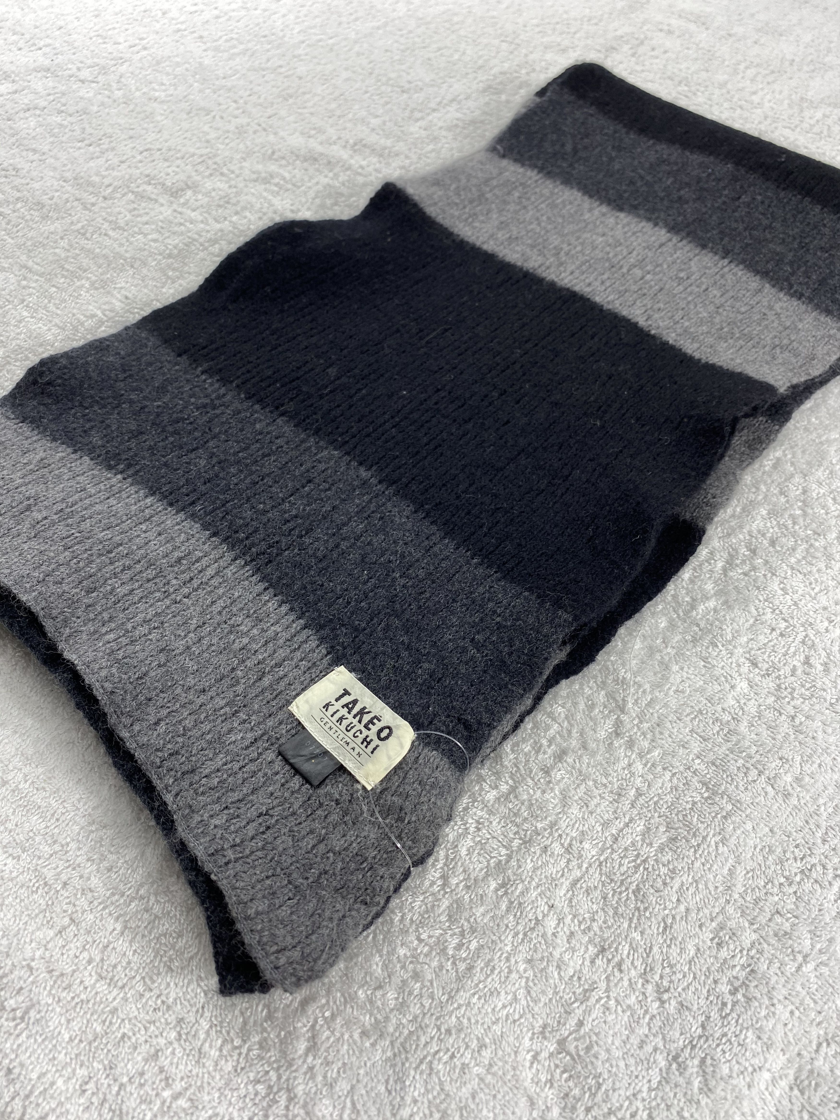 Takeo Kikuchi × Vintage Takeo Kikuchi Scarf / Muffler / Neckwear - WW1761 Size ONE SIZE - 3 Thumbnail
