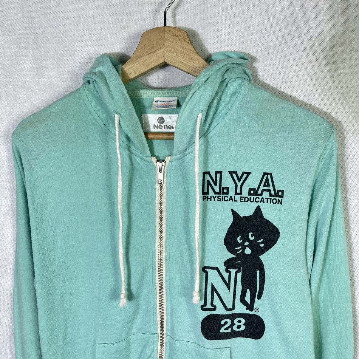 Issey Miyake Champion x Ne-net Issey Miyake Zipper Hoodie Size L / US 10 / IT 46 - 3 Thumbnail