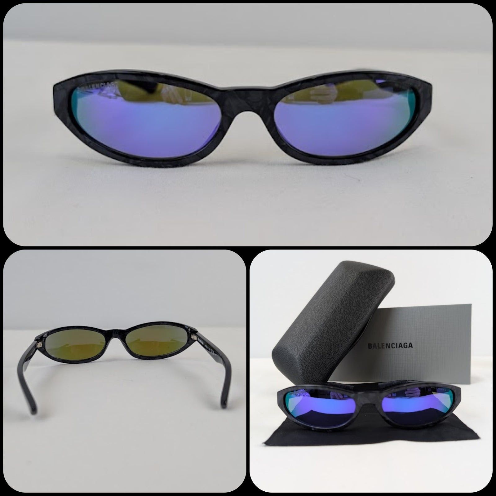 Balenciaga o1rshd1 Size: OS / Fennec Oval-Frame Sunglasses Multicolor Size ONE SIZE - 1 Thumbnail