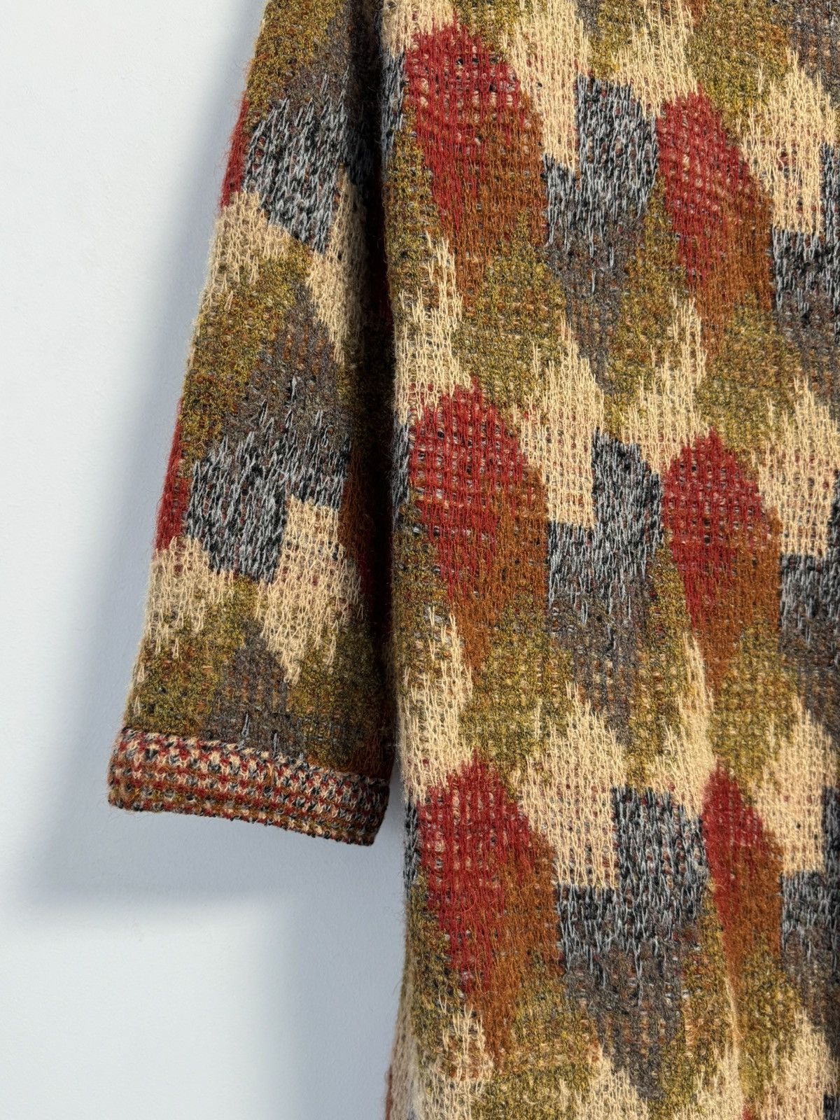 Missoni Missoni Coat Wool Multicolor Knit Luxury Designer Italy Size L / US 10 / IT 46 - 7 Thumbnail