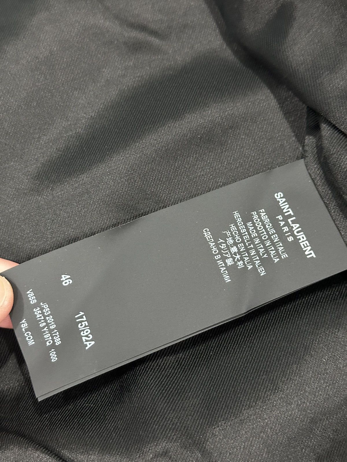 Saint Laurent Paris Saint Laurent Teddy 2025 New Unworn Flawless Size US M / EU 48-50 / 2 - 11 Thumbnail