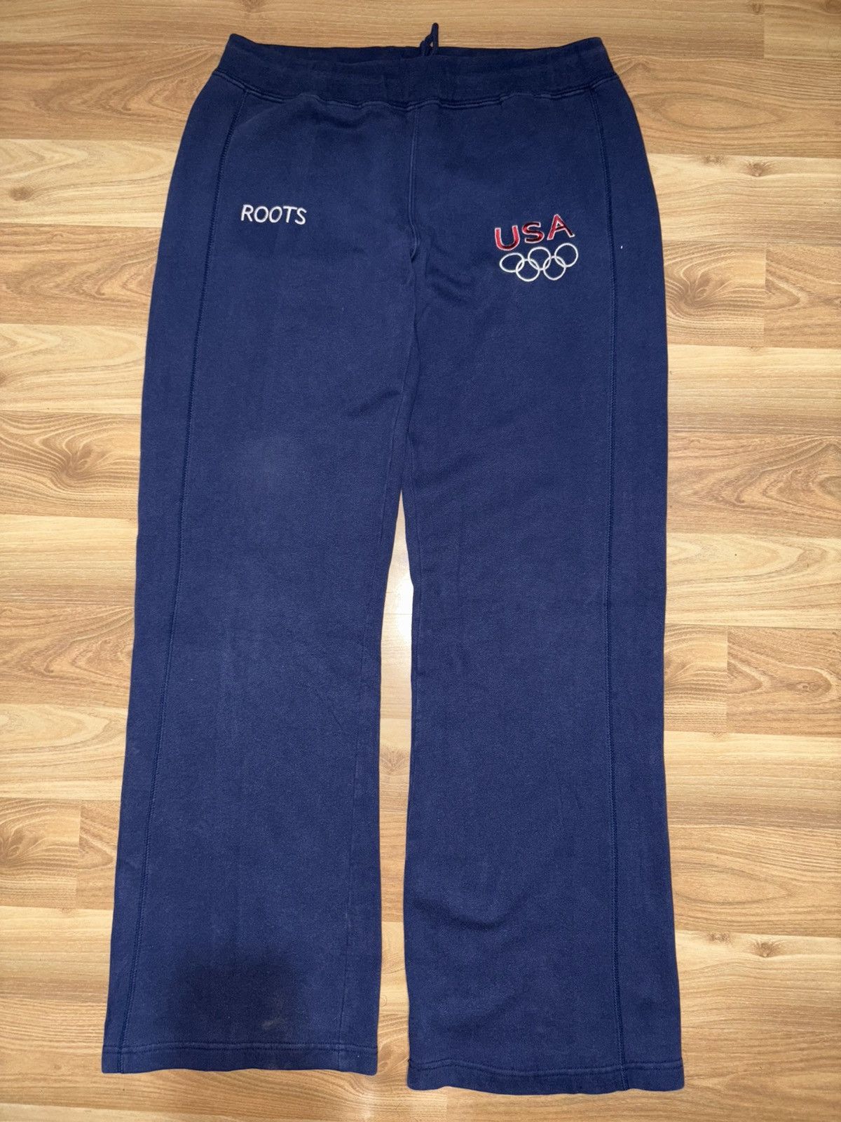 Roots Vintage Y2K Roots Team USA Olympic Sweatpants NavyBlue SizeM Size US 31 - 2 Thumbnail