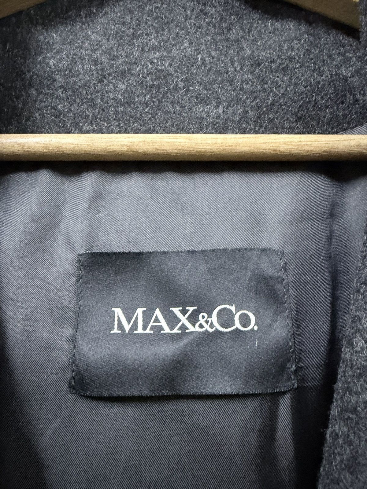 MM6 Max&Co Asymmetrical Wool Double Breasted Longjacket Belt Size US S / EU 44-46 / 1 - 24 Thumbnail