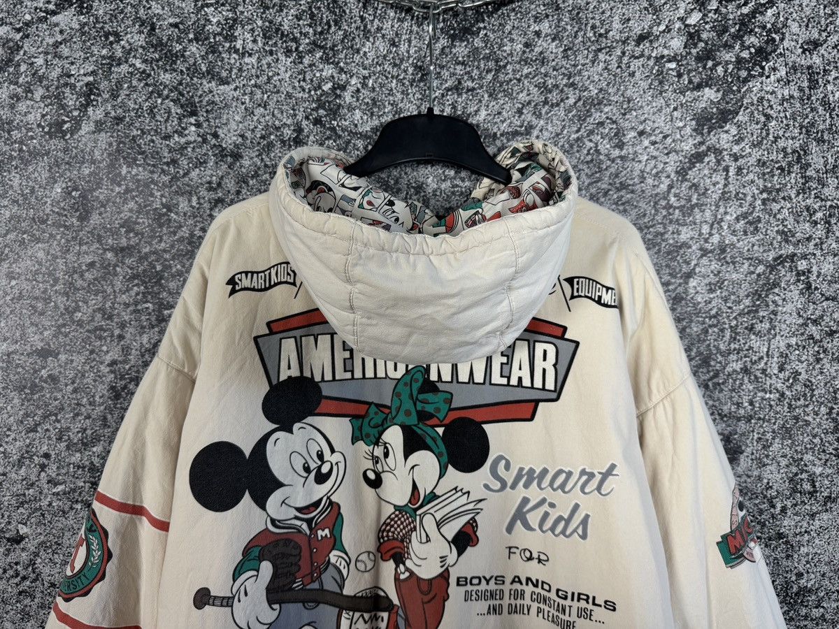 Disney Rare Vintage Mickey Disney Americanwear Reversible Jacket Size US XL / EU 56 / 4 - 13 Thumbnail