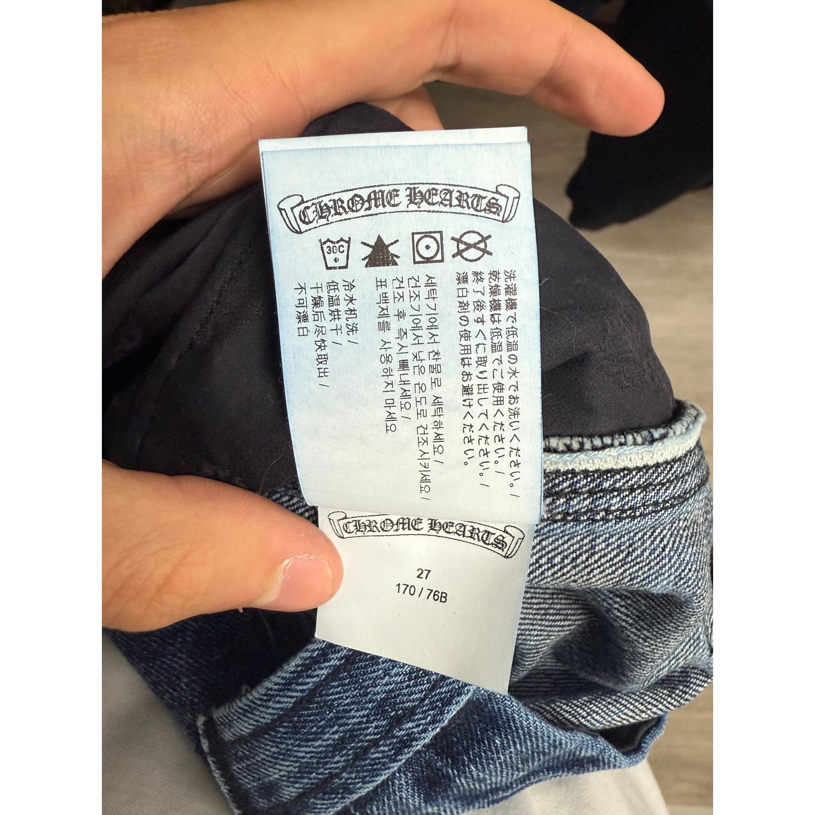 Chrome Hearts Chrome Hearts "Indigo Blue" Carpenter Jeans Size US 27 - 13 Thumbnail