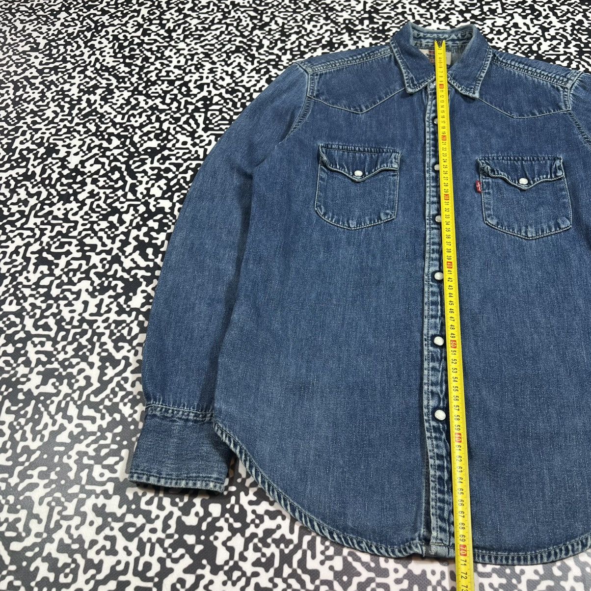 Levi's Vintage Clothing Vintage 00s Levis Red Tab Denim Shirts Retro Casual Style Size M / US 6-8 / IT 42-44 - 19 Thumbnail
