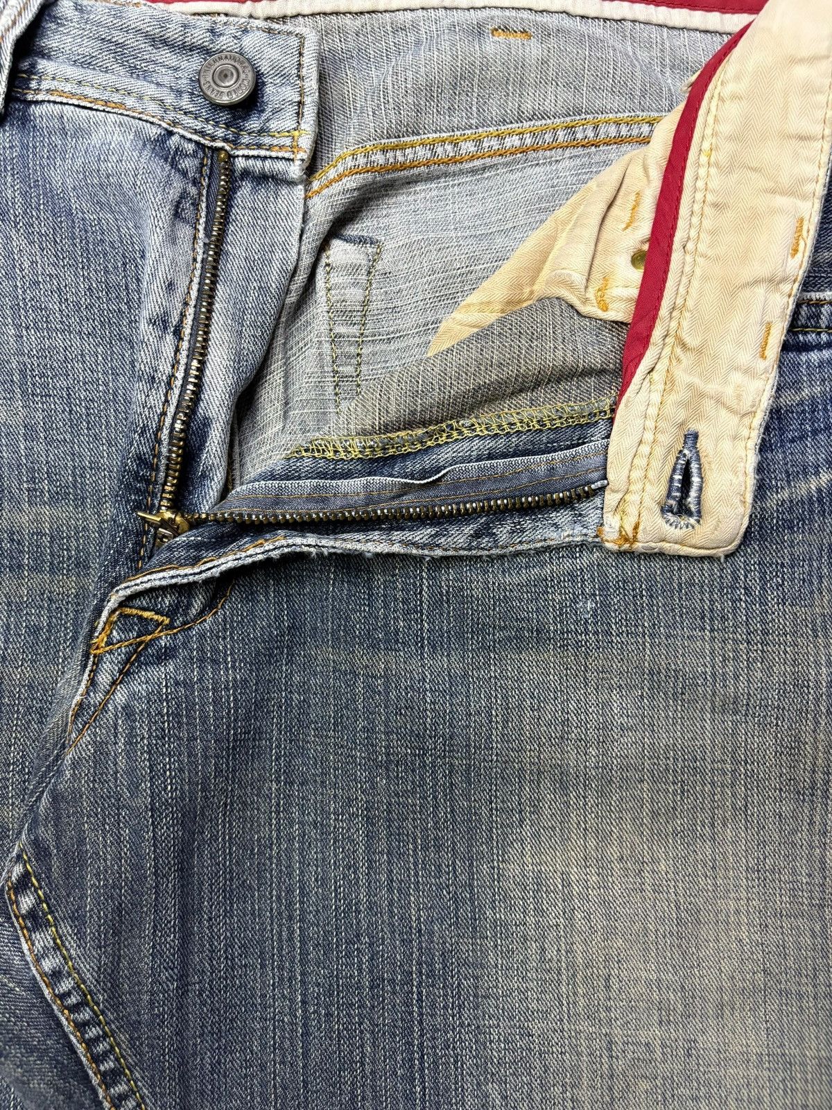 Japanese Brand Vintage Denim Craft Faded Wash Loose Baggy Jeans Size US 36 / EU 52 - 9 Thumbnail