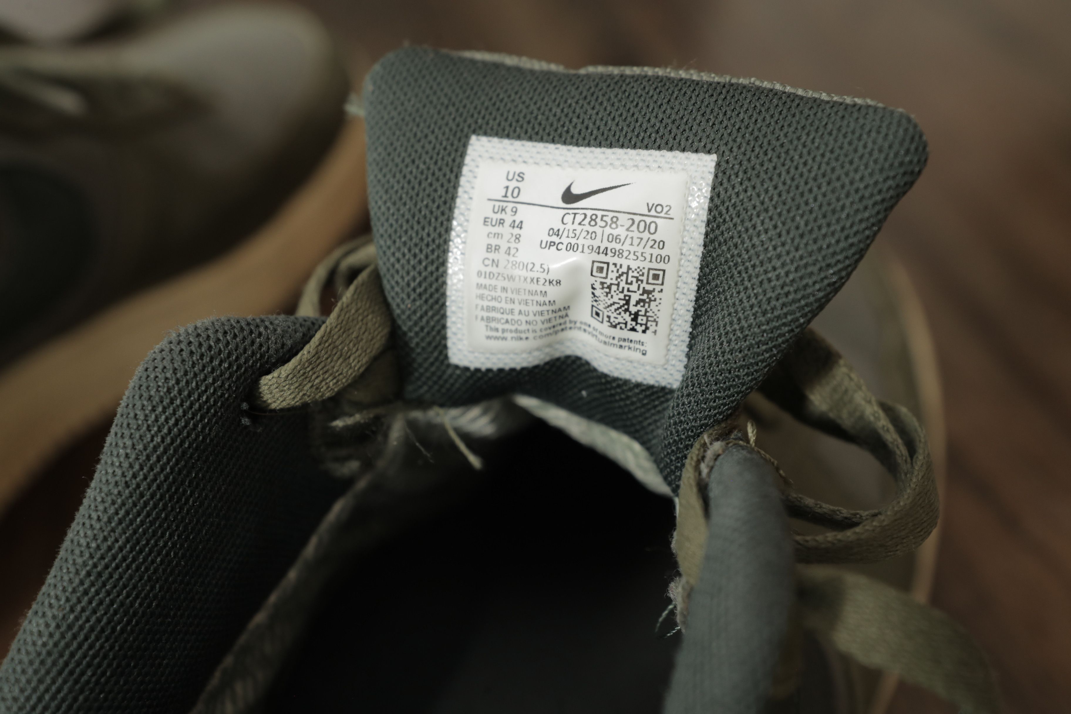 Nike Nike Air Force 1 Low Gore-Tex Medium Olive (10) Size US 10 / EU 43 - 12 Thumbnail