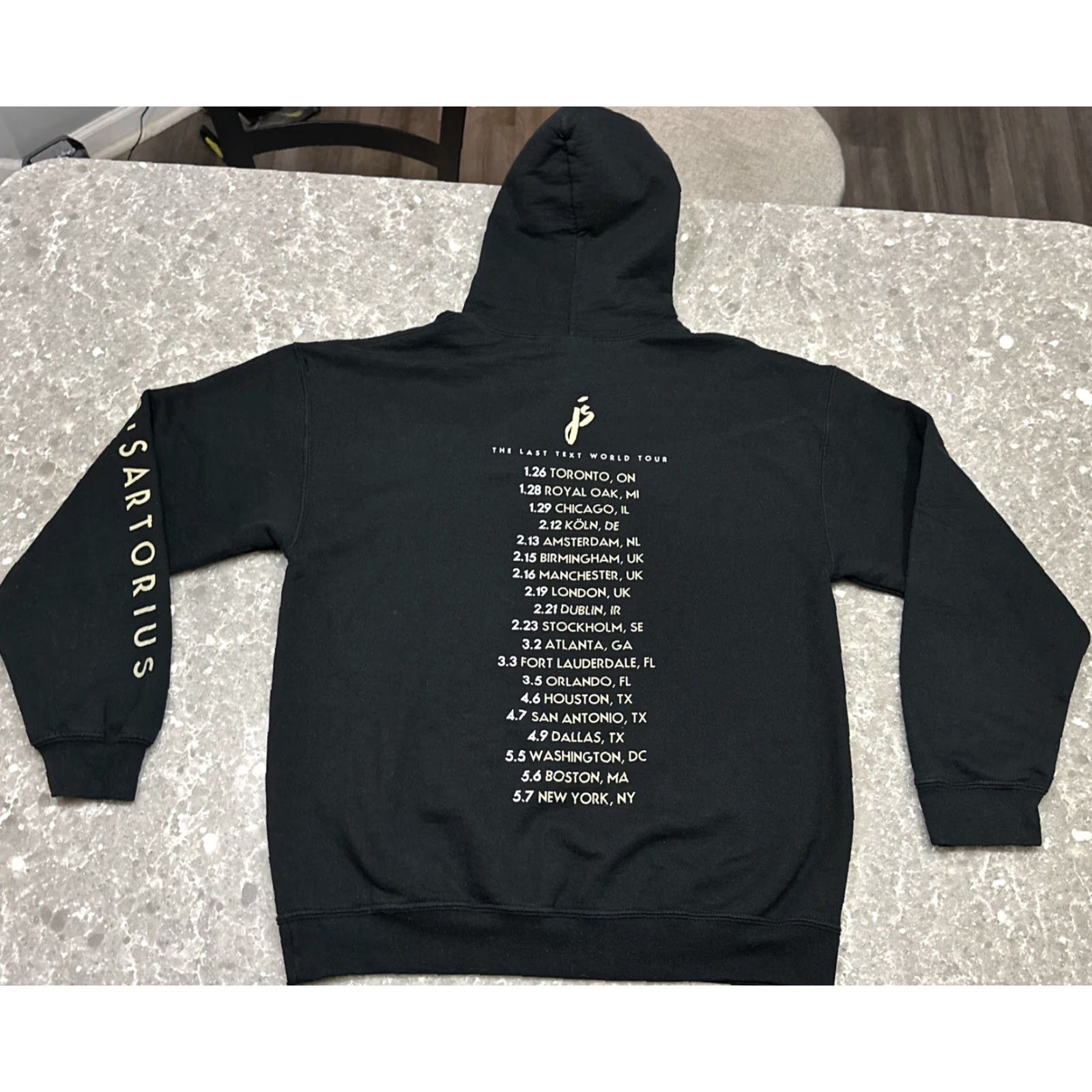 Gildan Jacob Sartorius The Last Text World Tour Hoodie Sweatshirt Med Long Sleeve Black Size US M / EU 48-50 / 2 - 2 Thumbnail