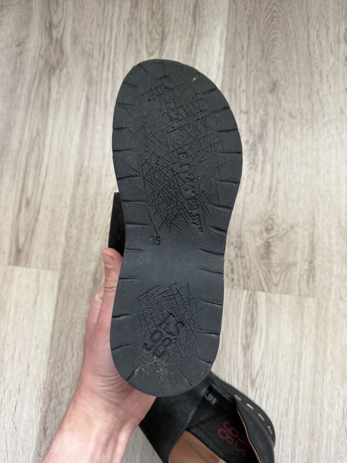 A.S.98 A.S.98 Avant-Garde Leather Sandals EU36 (US6) Made in Italy Size US 6 / IT 36 - 14 Thumbnail