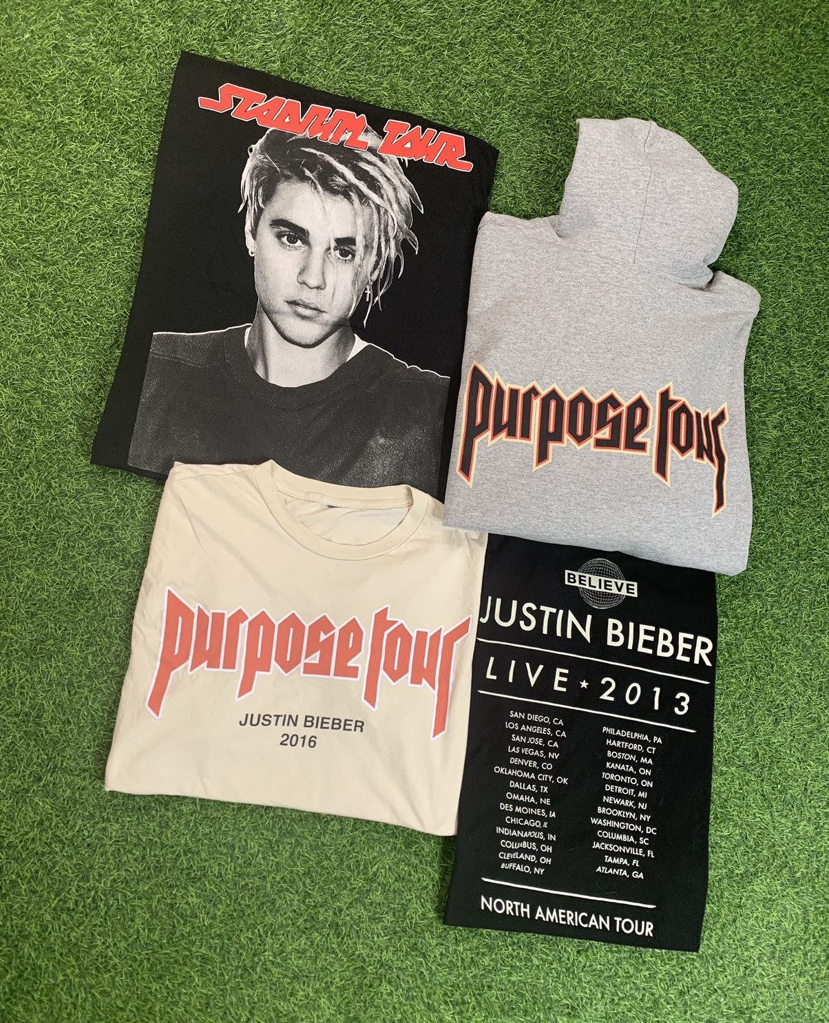 image of Band Tees x Vintage Justin Bieber Merch, Men's (Size XL)