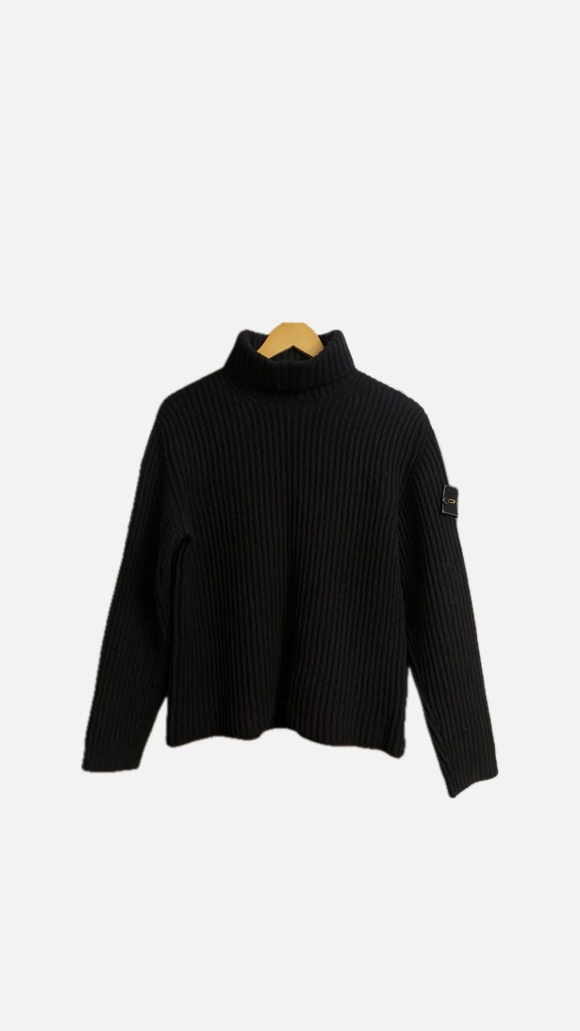 Stone Island × Vintage Stone island 1998 TurtleNeck Sweater Size US M / EU 48-50 / 2 - 2 Thumbnail