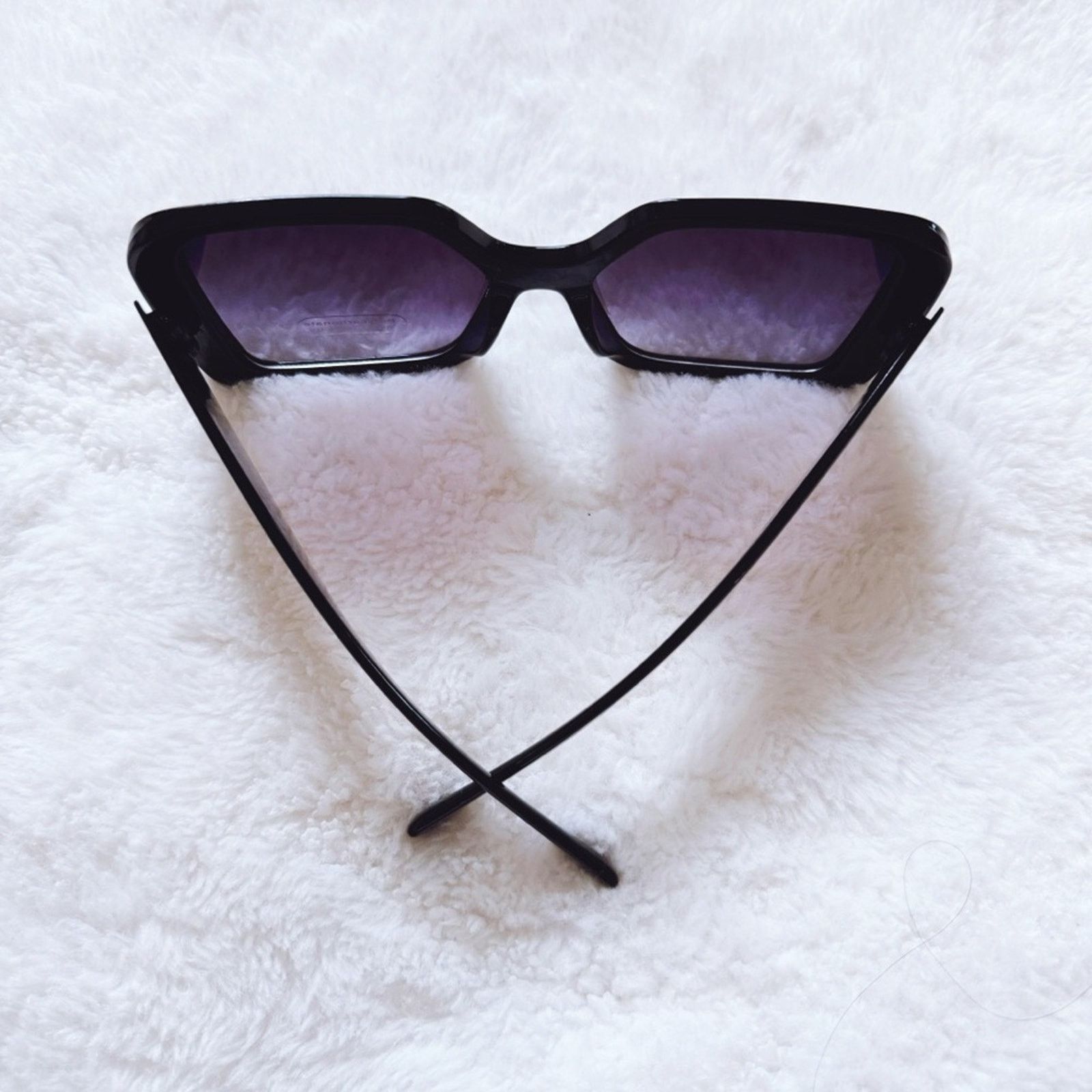 Other Junia Black Oversized Sunglasses Size ONE SIZE - 10 Thumbnail