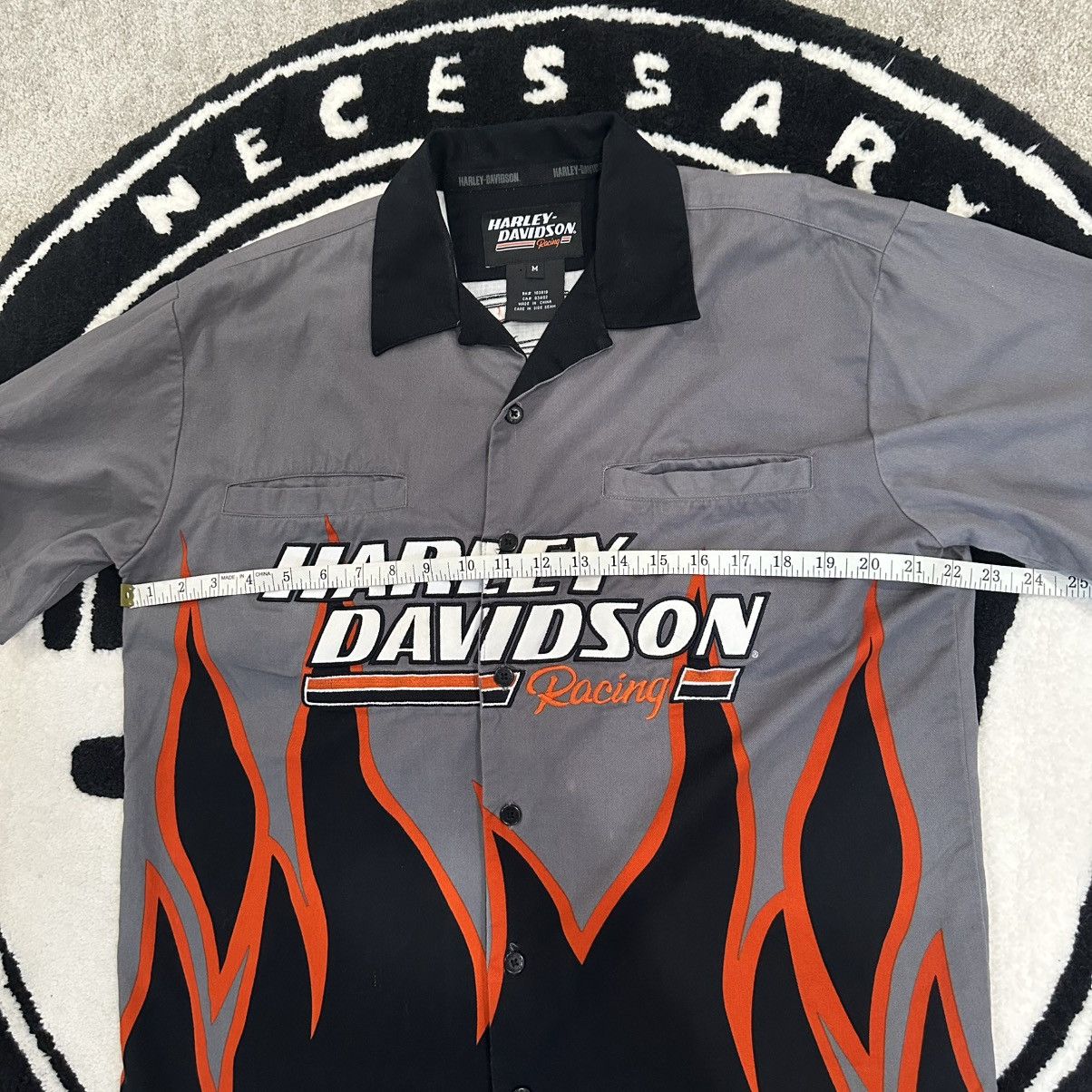 Harley Davidson Harley-Davidson Screamin Eagle Flames Button Up Size US M / EU 48-50 / 2 - 8 Thumbnail