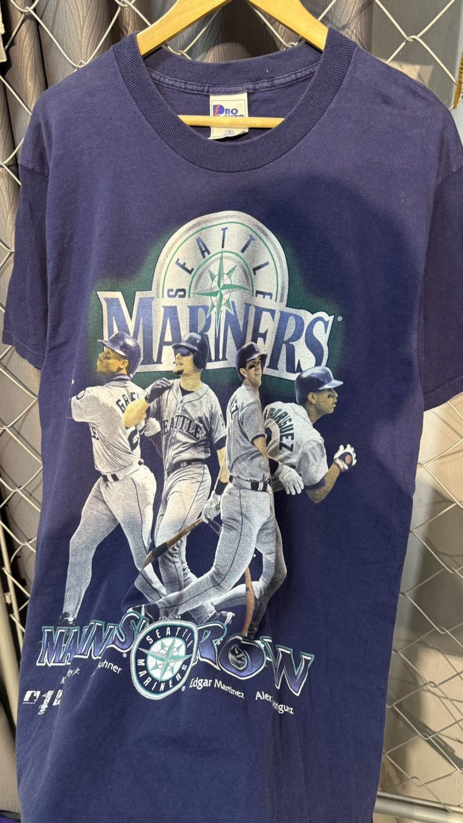 MLB VINTAGE 1997 MLB PRO PLAYER SEATTLE MARINES TSHIRT Size US M / EU 48-50 / 2 - 3 Thumbnail