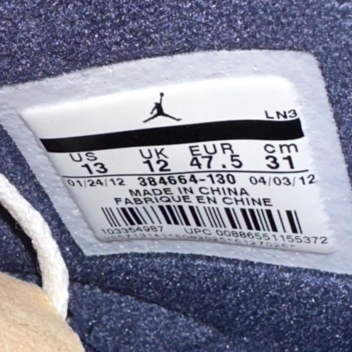 Jordan Brand × Nike Size 13 - Jordan 6 Retro Olympic 2012 VI 384664-130 Size US 13 / EU 46 - 6 Thumbnail