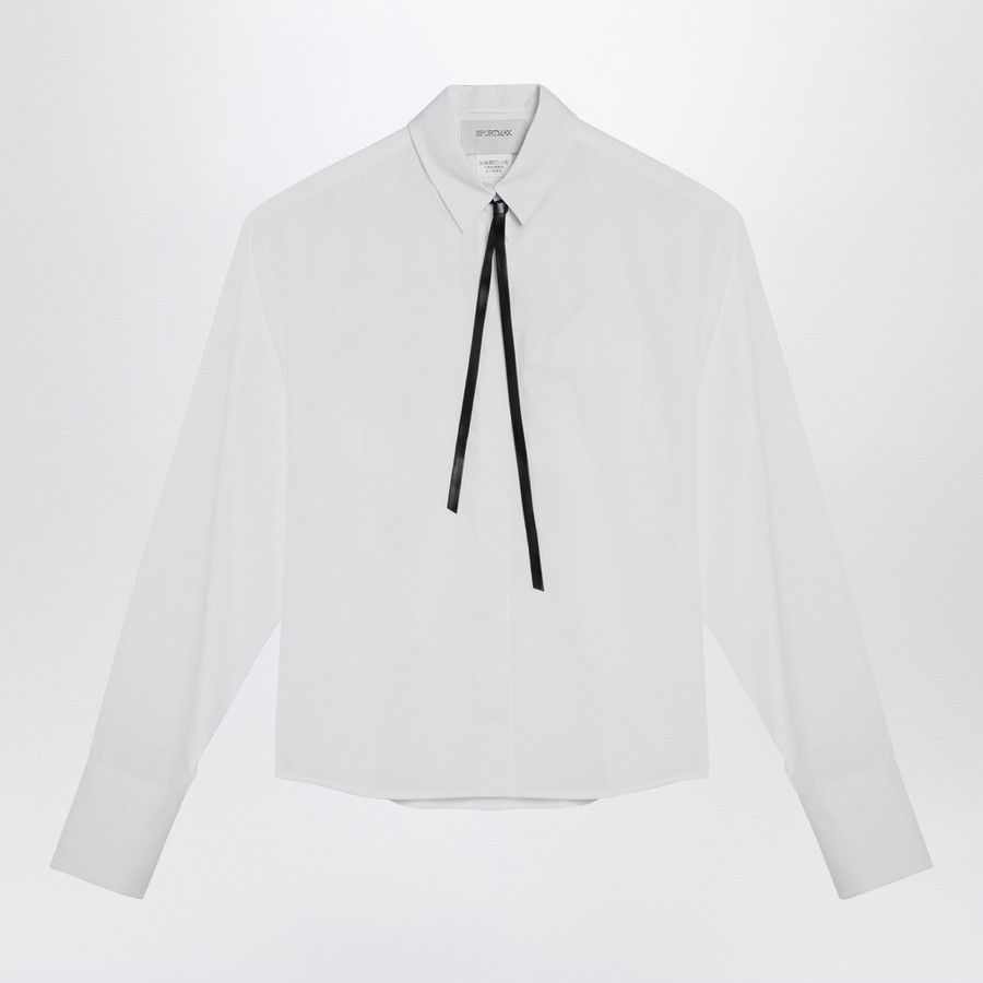 Sportmax o1d2blof1024 Shirt in White Size S / US 4 / IT 40 - 1 Thumbnail