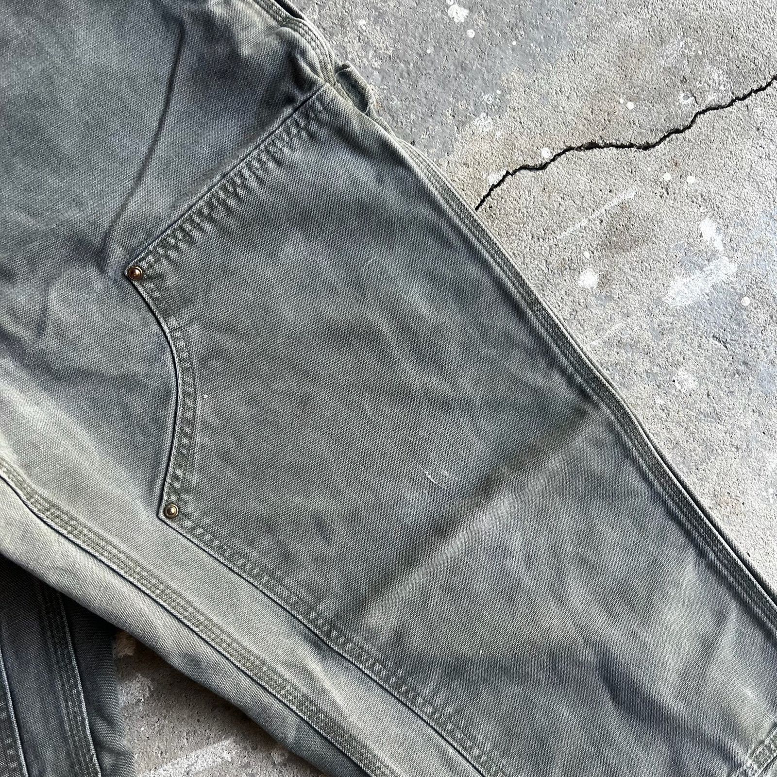 Carhartt × Vintage Carhartt green double knee work wear carpenter pants Size US 34 / EU 50 - 8 Thumbnail