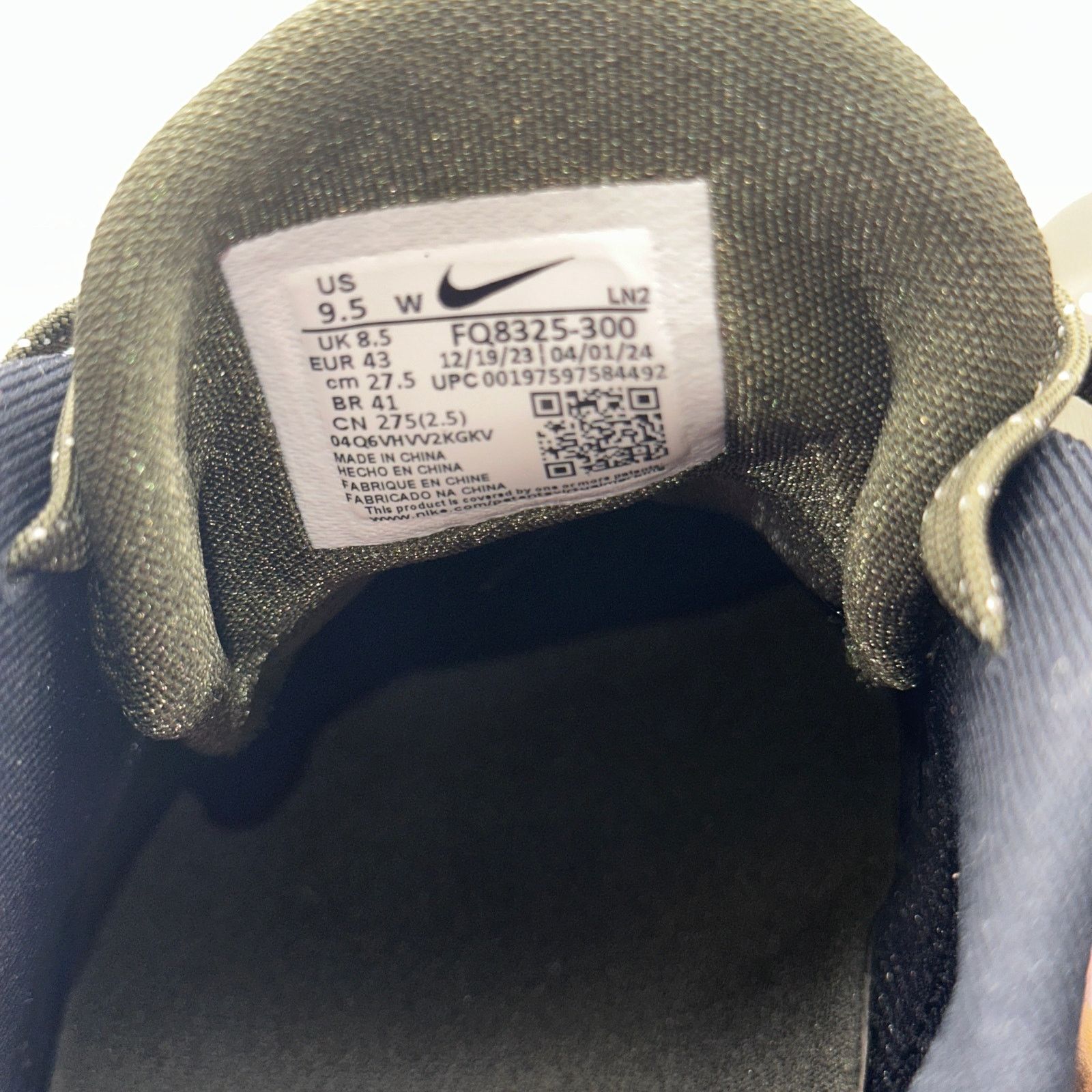 Nike Nike Men’s 9.5 Zoom Infinity Tour 2 NRG Golf Shoes Cargo Kha Size US 9.5 / EU 42-43 - 11 Thumbnail