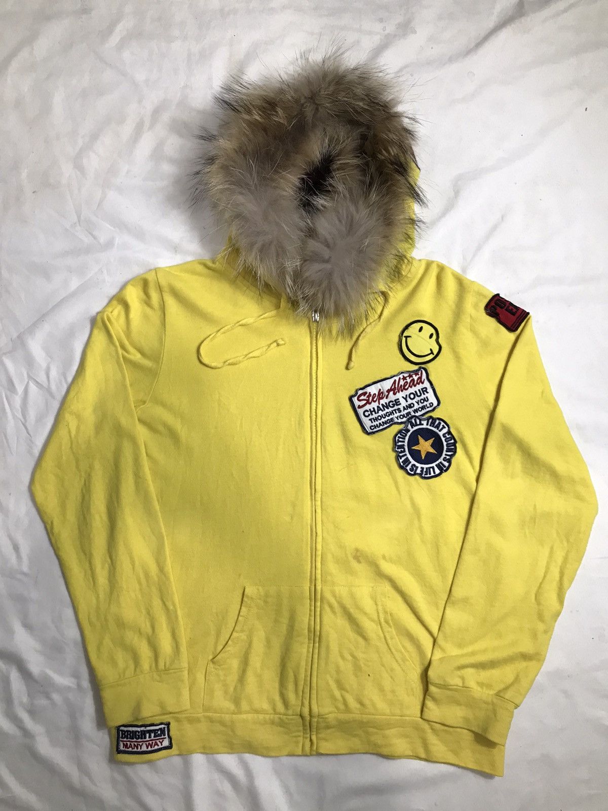 Japanese Brand Japanese zip Fur Hoodie harveysmille hysteric style Size US S / EU 44-46 / 1 - 1 Thumbnail