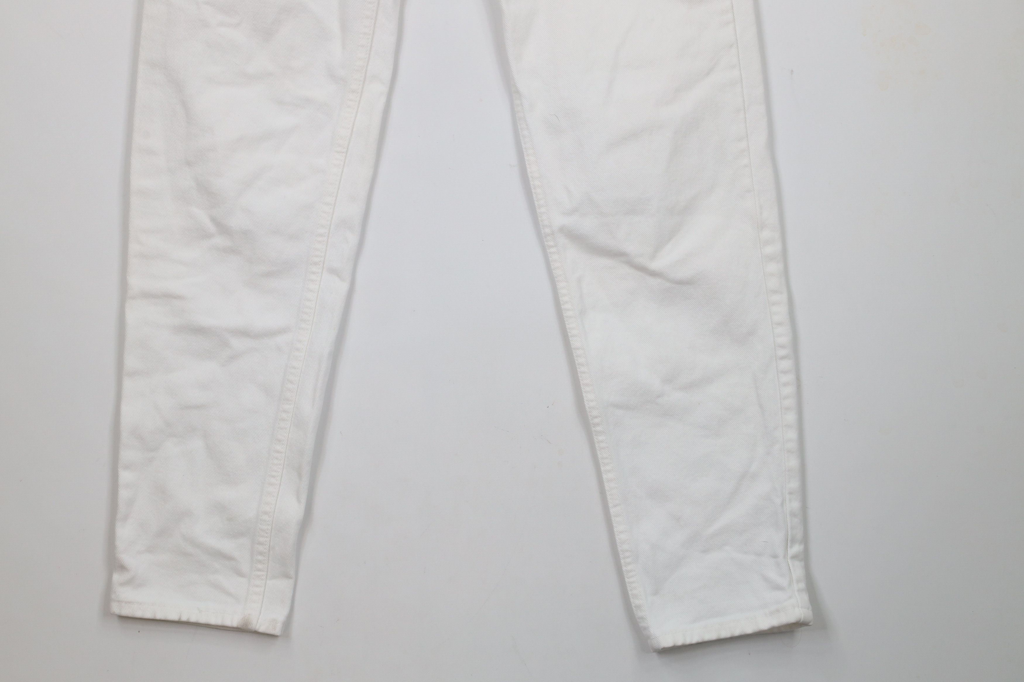 Levi's × Vintage Vintage 90s Levis 550 Fit Tapered Leg Denim Jeans White USA Size 28" / US 6 / IT 42 - 4 Thumbnail