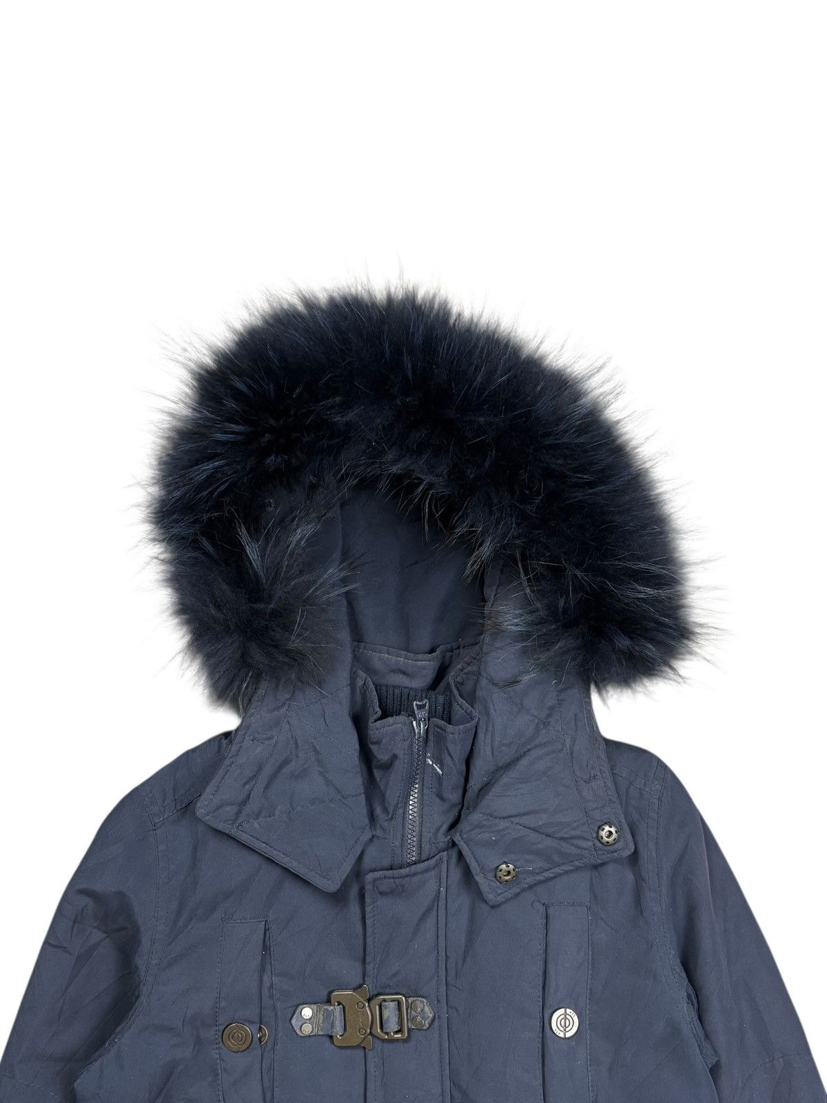 GOA 2000s SLY - Buckle Apocalypse Style Fur Hoodie Jacket Size US M / EU 48-50 / 2 - 5 Thumbnail