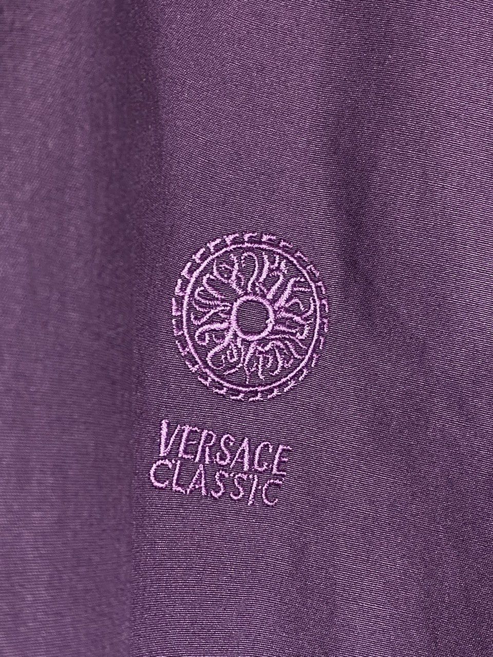 Versace Vintage Versace Classic Purple Shirt Size US L / EU 52-54 / 3 - 5 Thumbnail