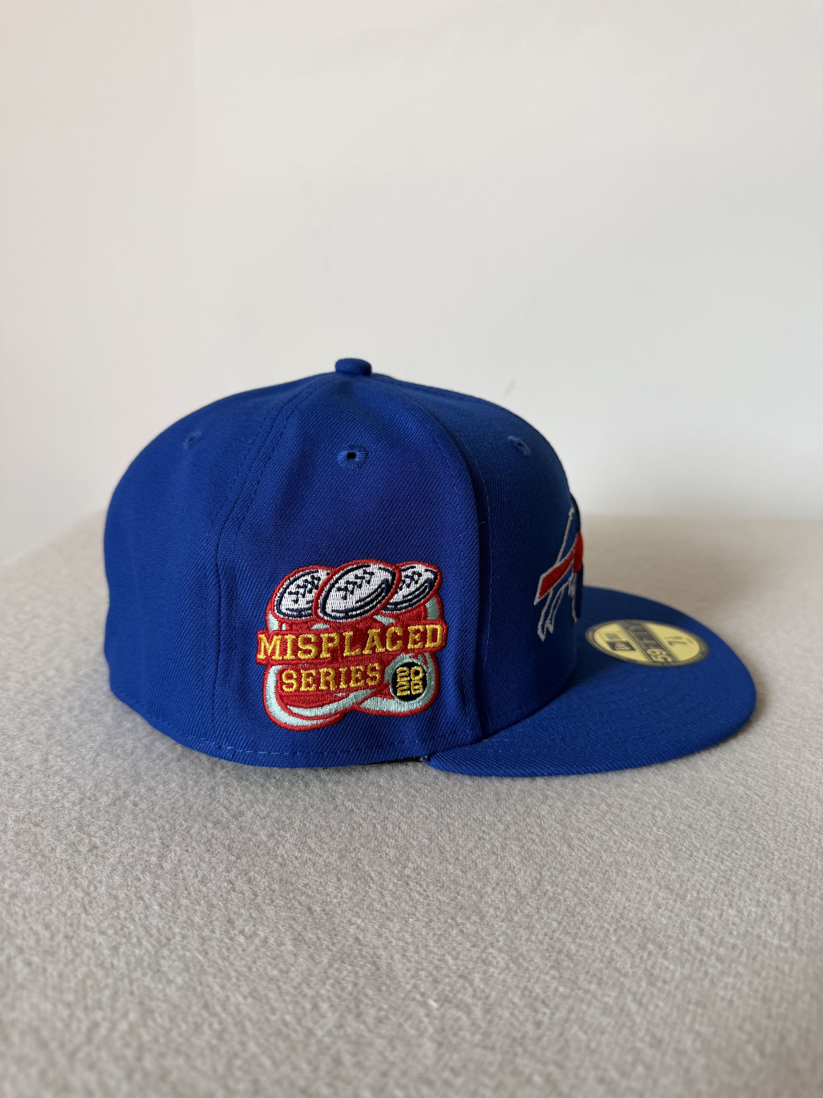 New Era 7 1/8 John Geiger New Era Misplaced Buffalo Bills Fitted Size ONE SIZE - 4 Thumbnail
