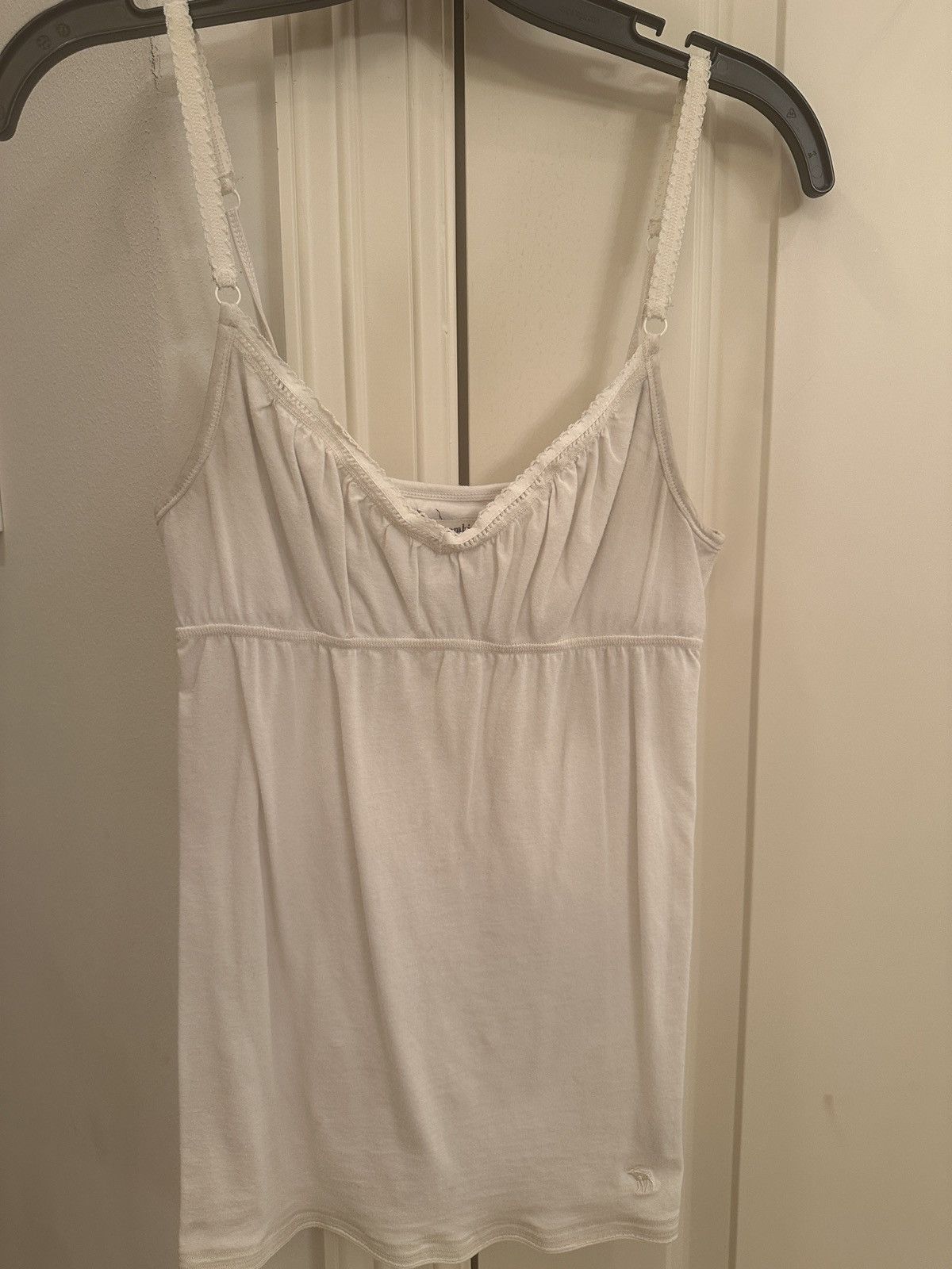 Abercrombie & Fitch Women’s Abercrombie & Fitch White Tank Top, L Size L / US 10 / IT 46 - 1 Thumbnail