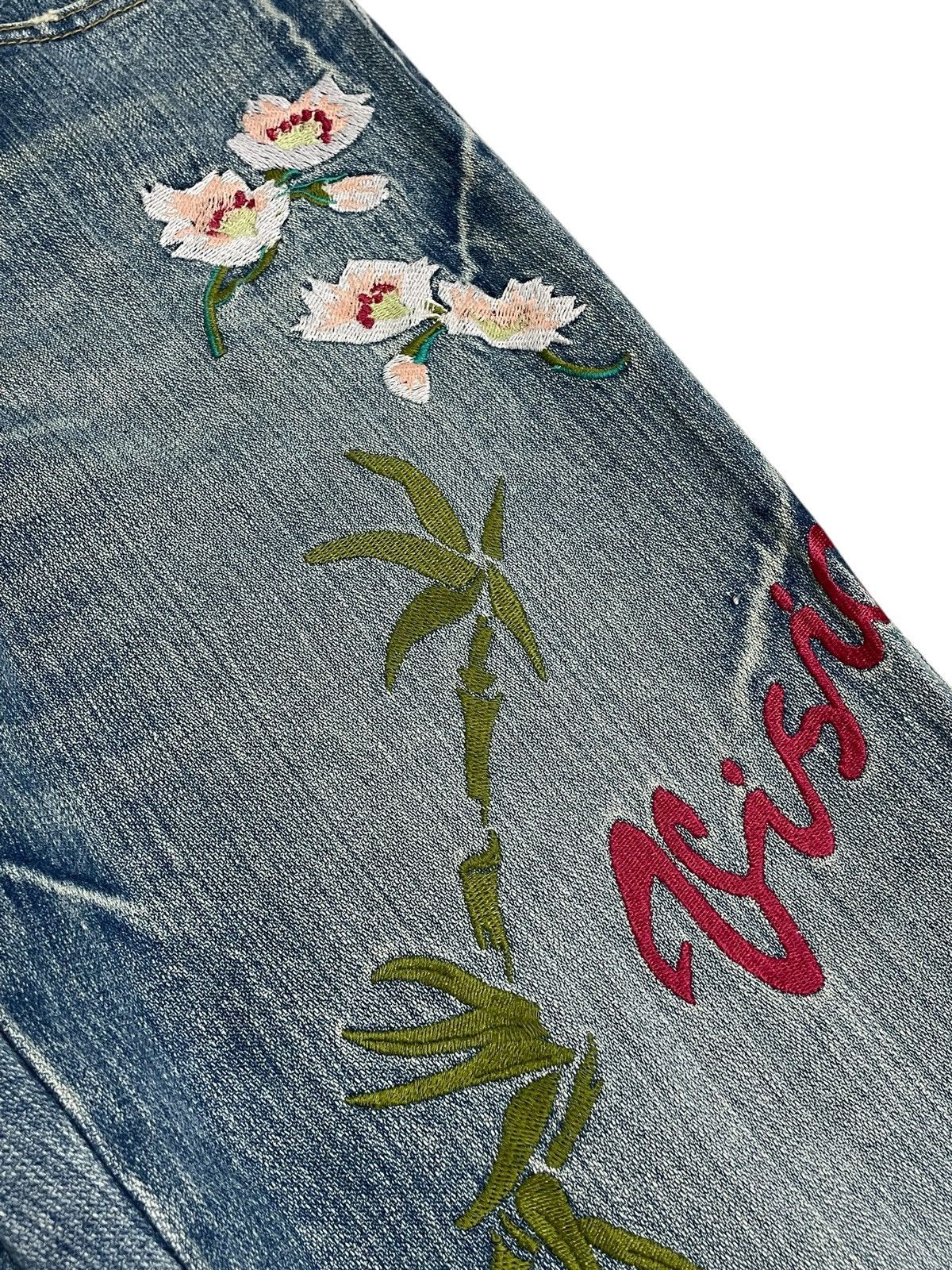 Hysteric Glamour Vision of Japan Embroidery Tiger Karakuri Gumu Design Size US 31 - 10 Thumbnail
