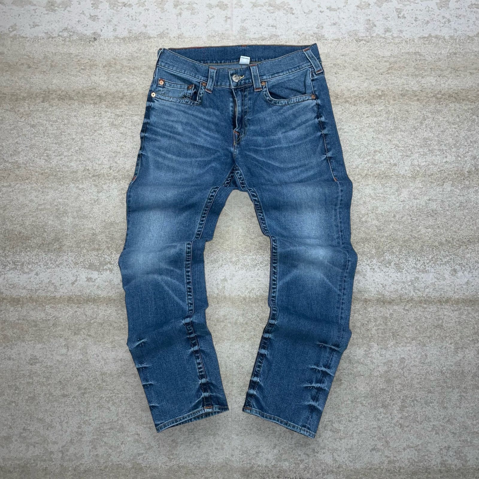 True Religion Vintage 90s True Religion Jeans 33x33 Slim Fit Medium Wash Size US 33 - 2 Thumbnail