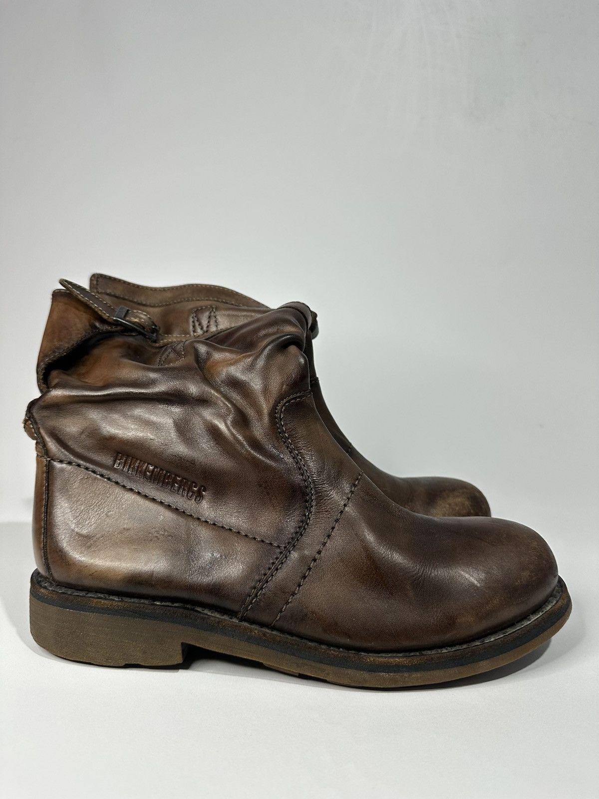 Dirk Bikkembergs Vintage Dirk Bikkembergs Brown Leather Men’s Engineer Boots. Size US 6.5 / EU 39-40 - 2 Thumbnail