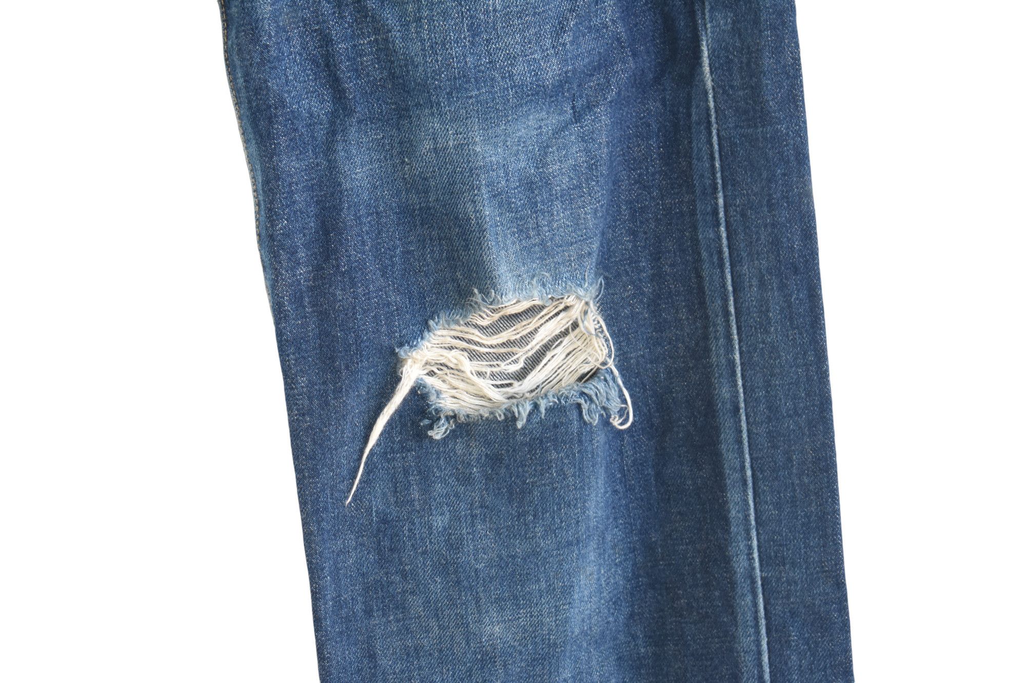 Blue Blue Japan × Japanese Brand Wide Leg 🔥 Blue Way Japanese Jeans W29 Size US 29 - 3 Thumbnail