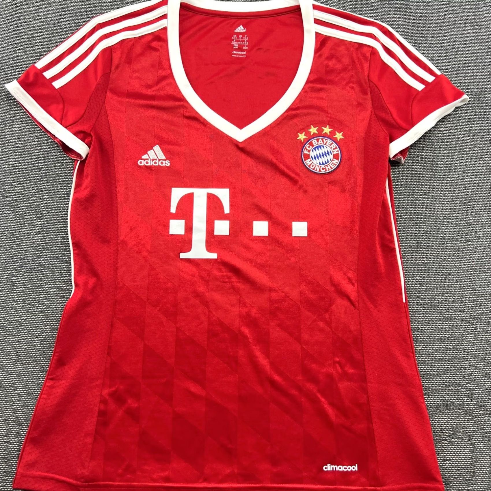 Adidas adidas Bayern Munich 2013 2014 Gotze #19 Home Womens Football Jersey M Red Shirt Womens Football Jersey Size M / US 6-8 / IT 42-44 - 6 Thumbnail