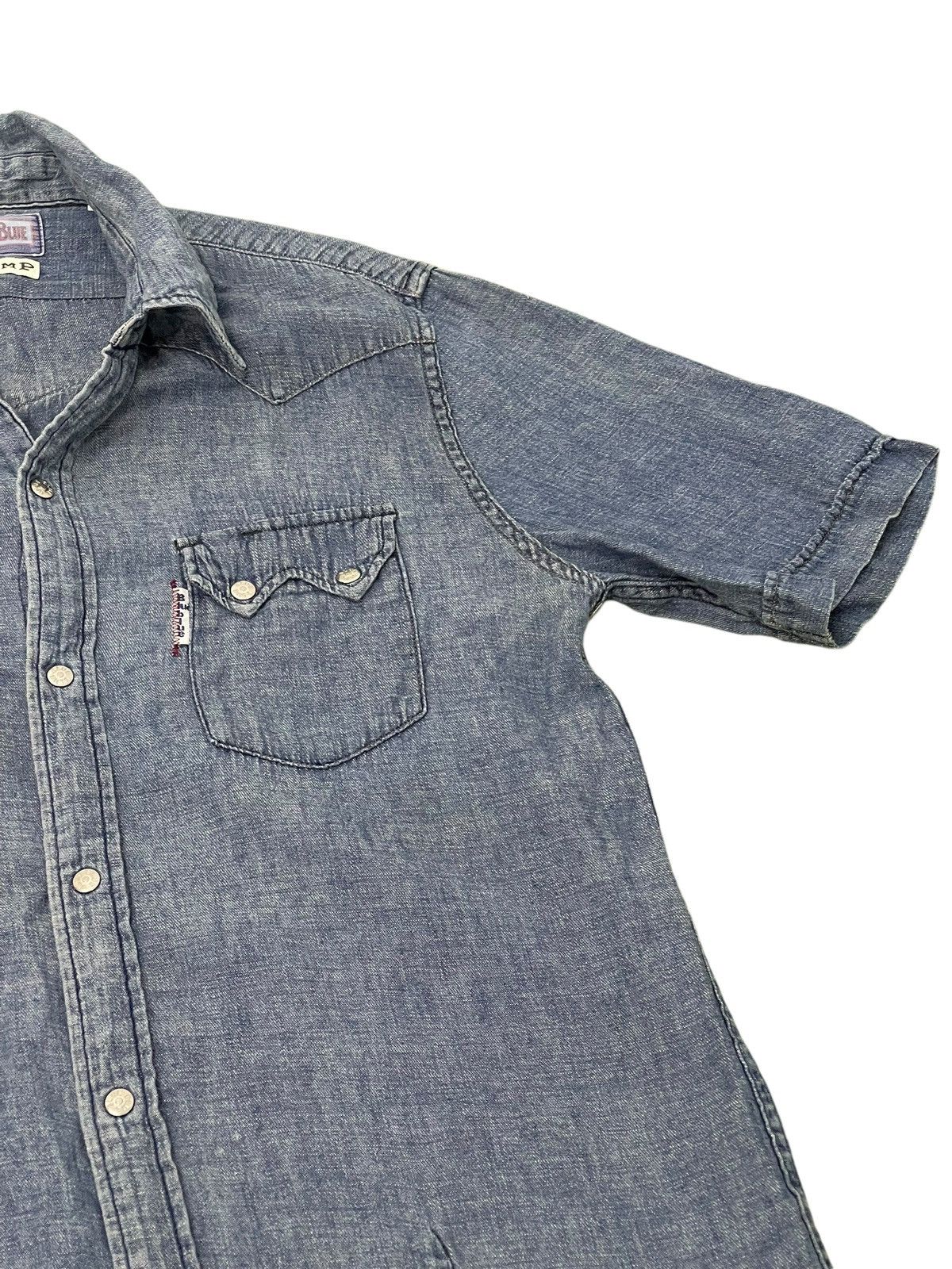 Blue Blue Japan Hemp Linen Blue Blue Japan Westerner Shirt 6🟩0 Size US M / EU 48-50 / 2 - 5 Thumbnail