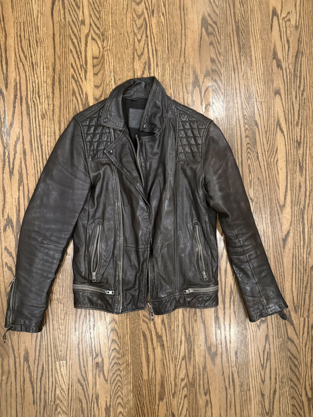 Allsaints AllSaints Leather Jacket Size US S / EU 44-46 / 1 - 1 Thumbnail