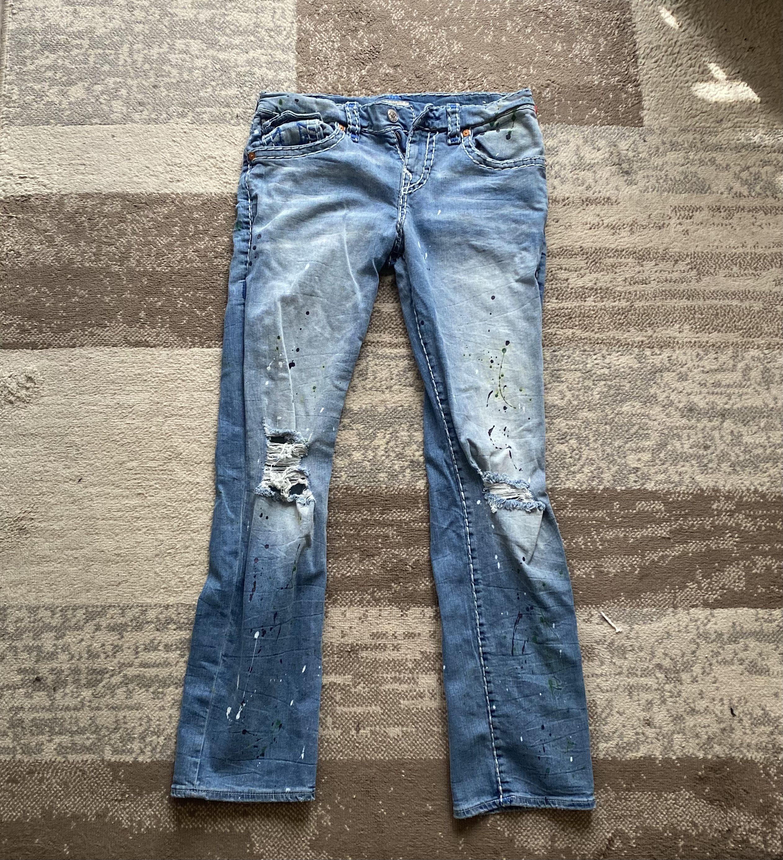 True Religion Ricki relaxed straight ($📦 on depop) Size 29" - 2 Thumbnail