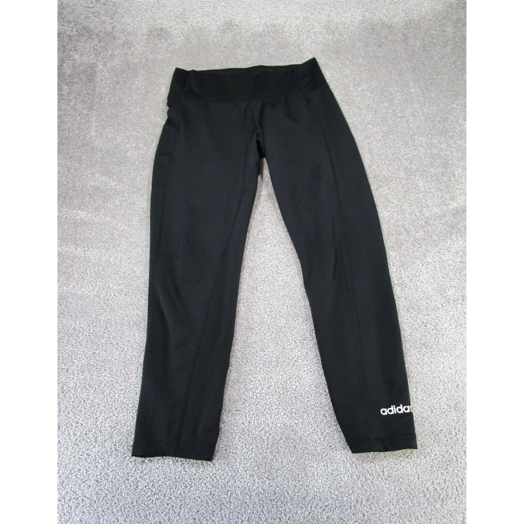 Adidas Adidas Womens Leggings Large Climalite Black Extra Large XL Size 36" / US 14 / IT 50 - 1 Thumbnail