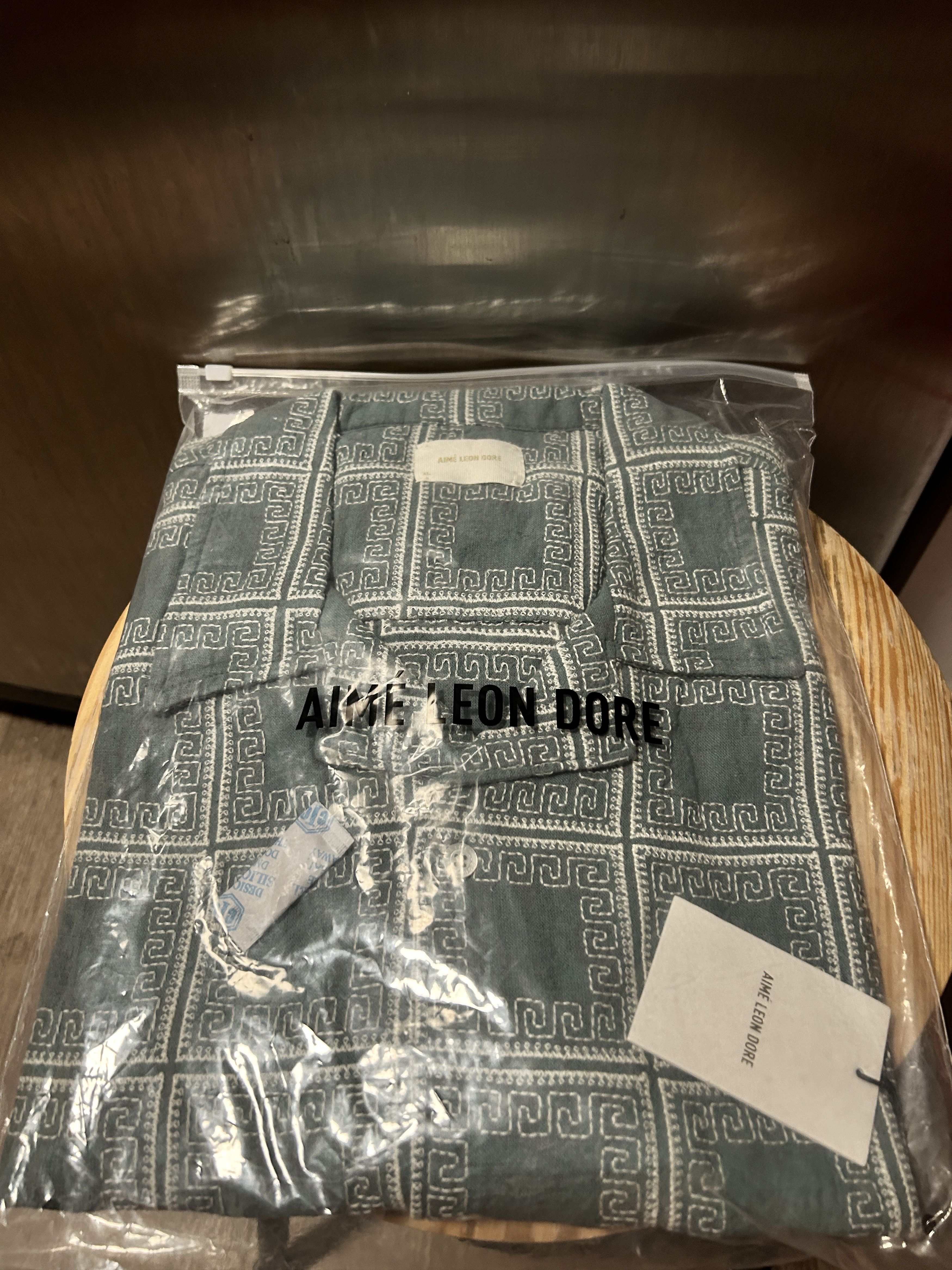 Aime Leon Dore Tea Towel Leisure Shirt Size US XL / EU 56 / 4 - 7 Thumbnail