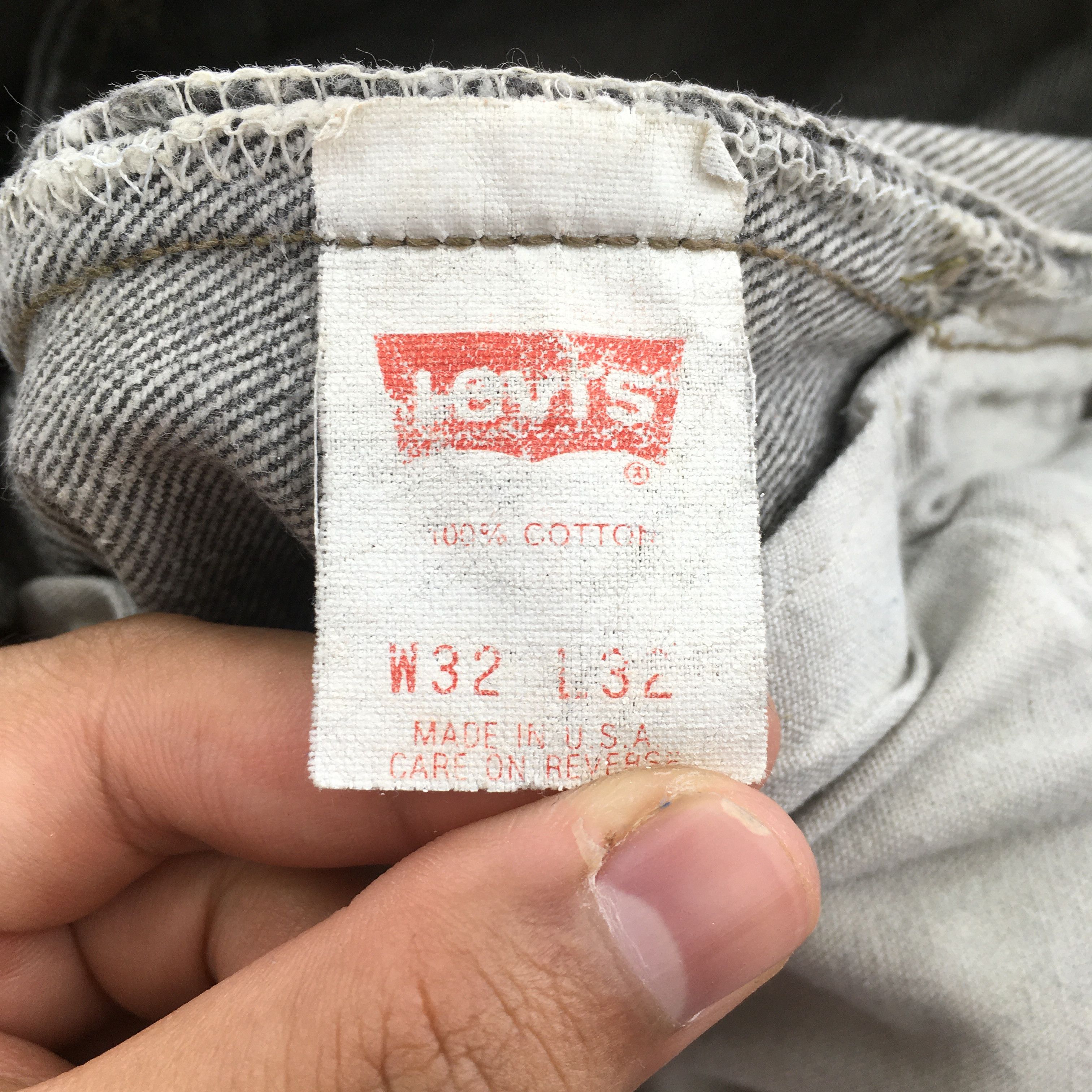 Levi's Size 29x29.5 Vintage 80s Levi's 501 Black Jeans S518 Size US 29 - 13 Thumbnail