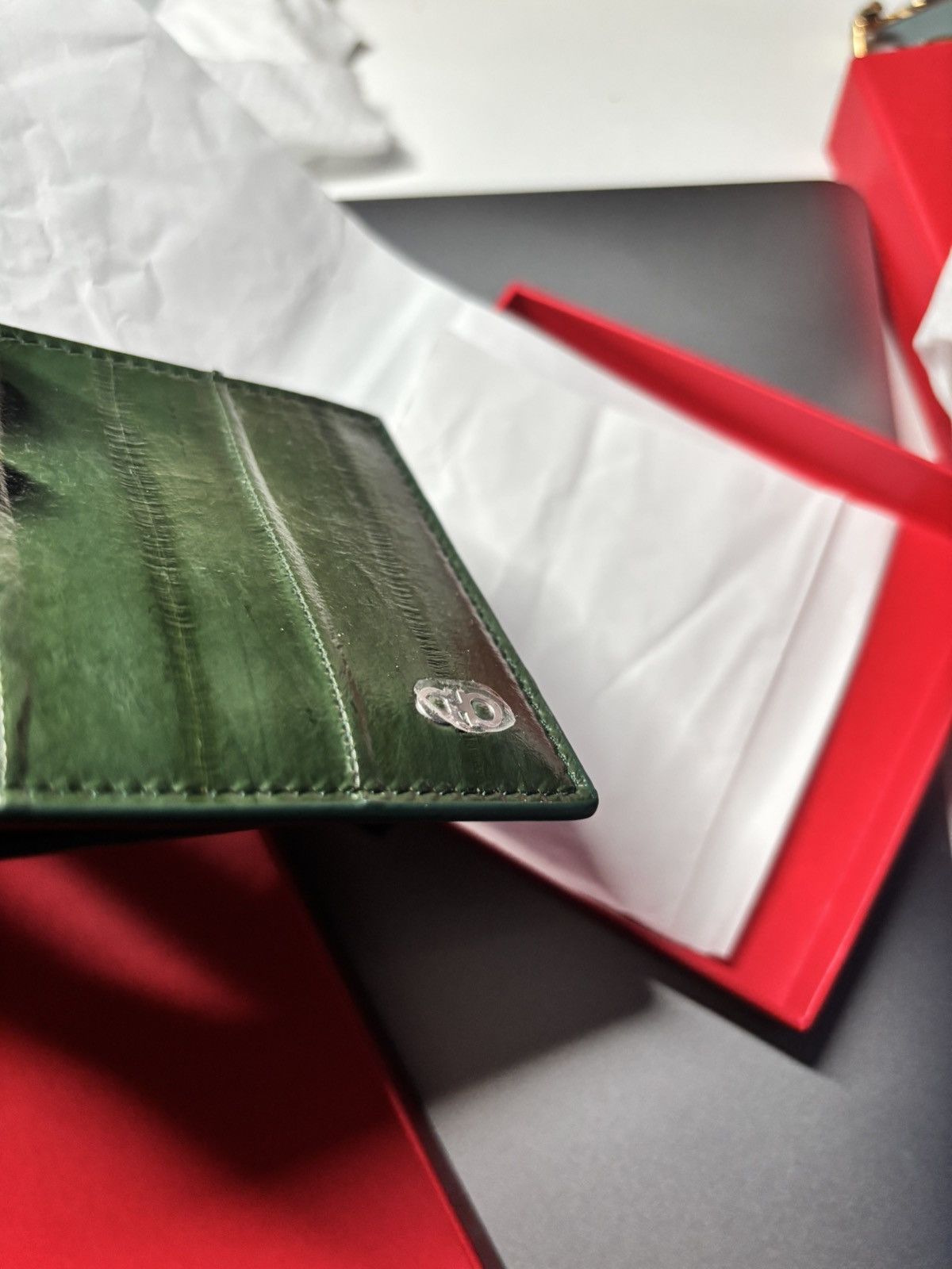 Salvatore Ferragamo Eel green ferragamo wallet Size ONE SIZE - 6 Thumbnail